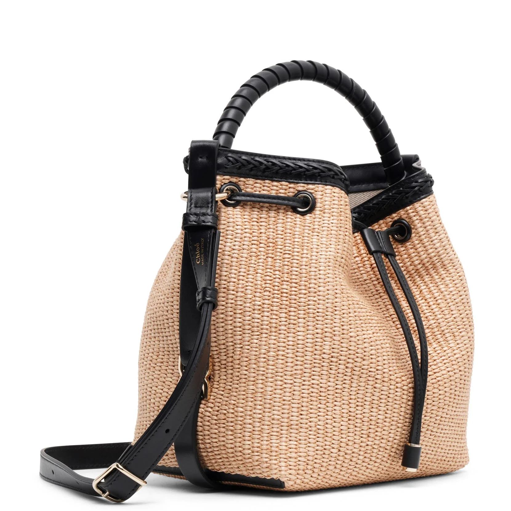 Marcie beige raffia bag - Image 4