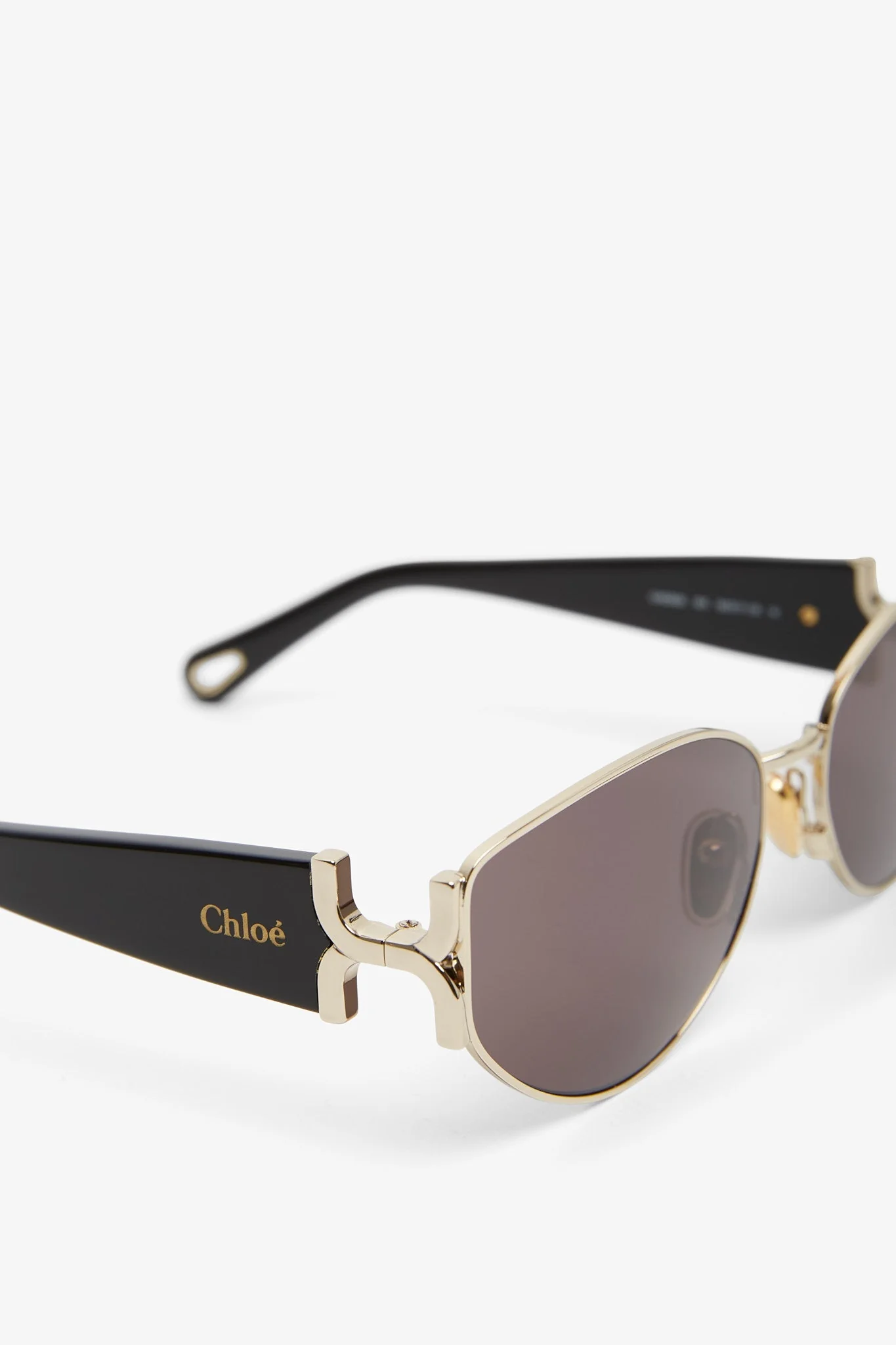 Marcie black and gold sunglasses - Image 4