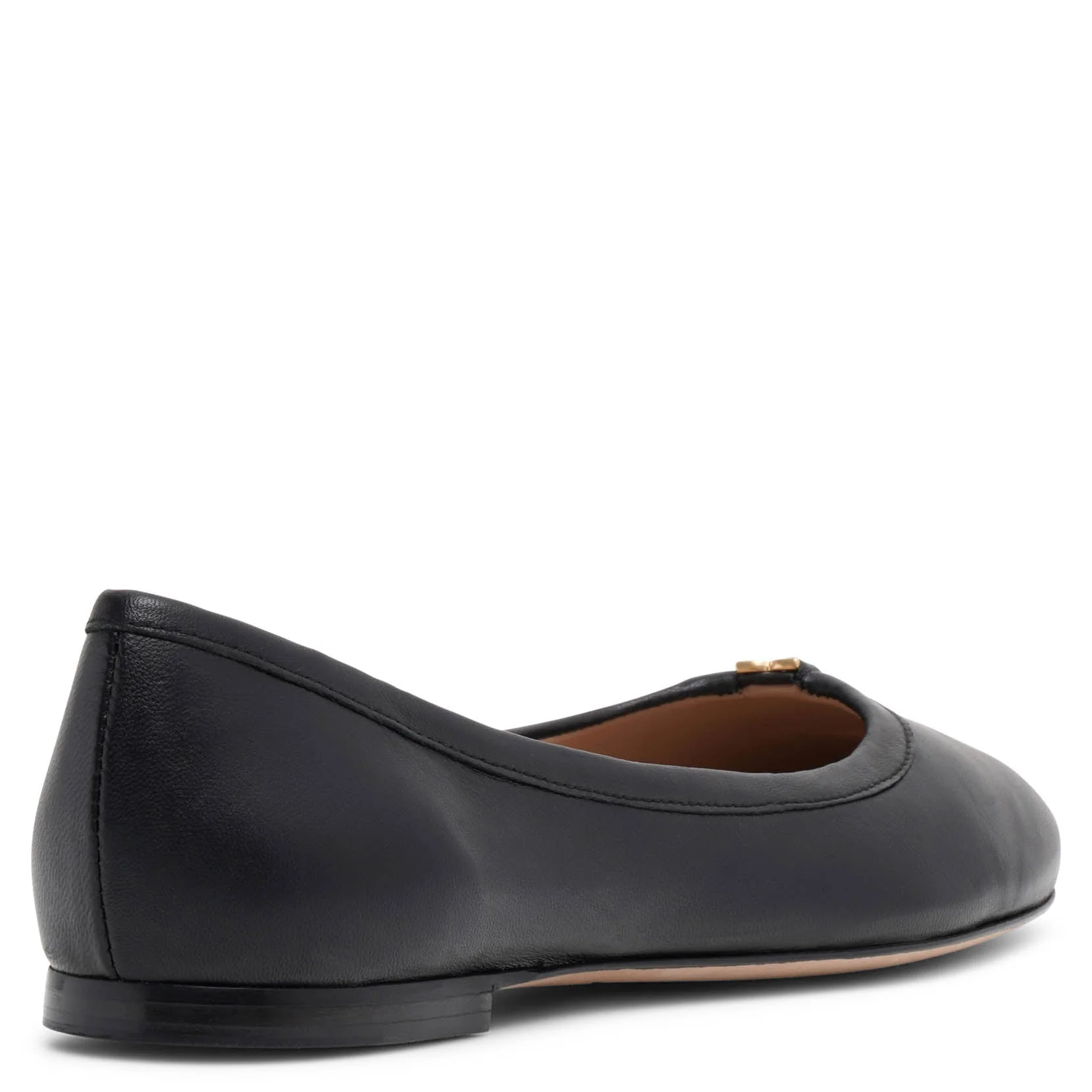 Marcie black leather ballerinas - Image 4