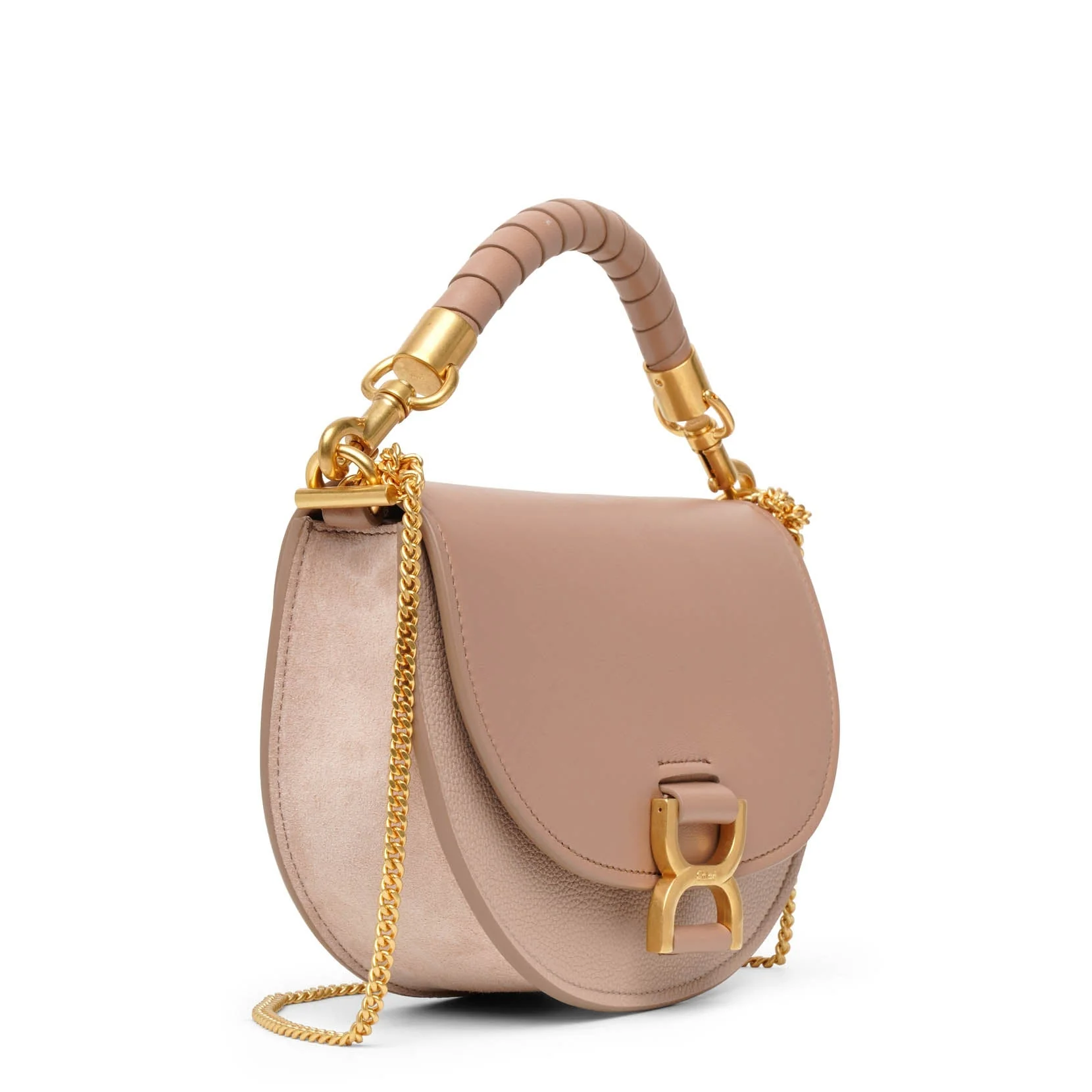 Marcie blush leather crossbody bag - Image 3