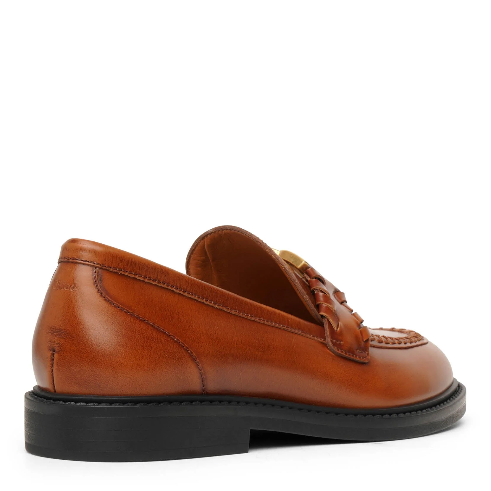Marcie brown leather loafers - Image 4