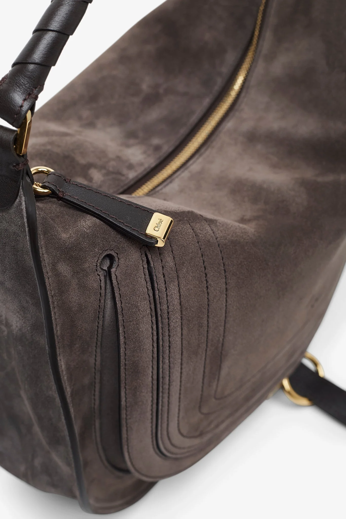 Marcie medium dark brown shoulder bag - Image 5