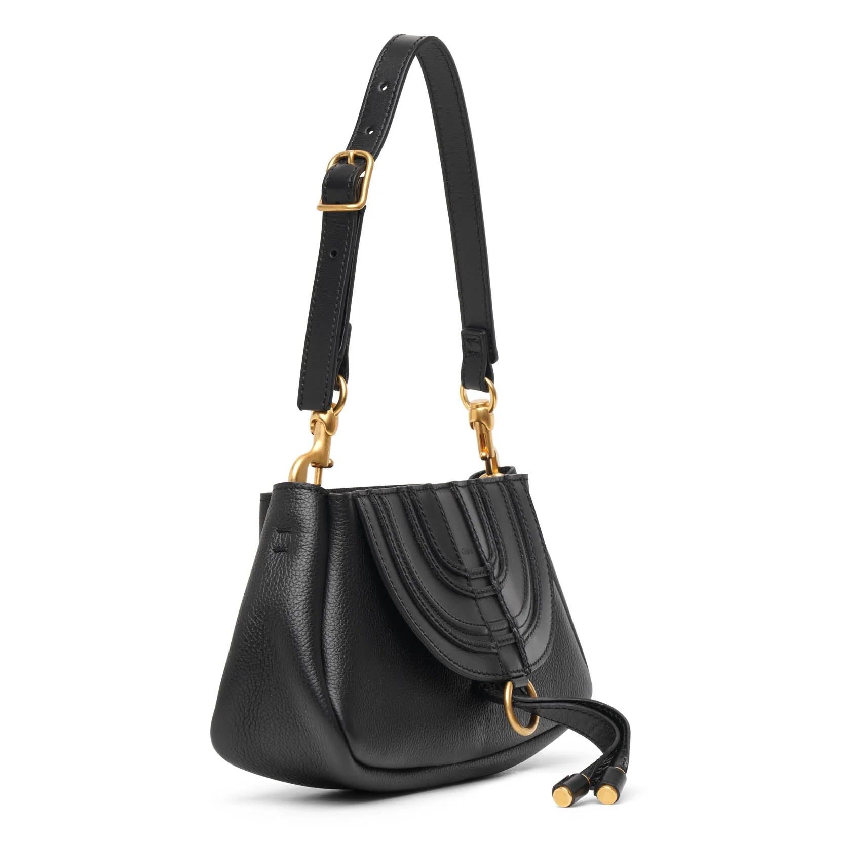 Marcie small black shoulder bag - Image 3