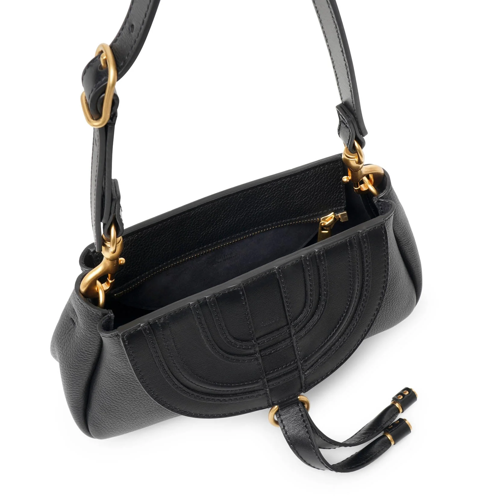 Marcie small black shoulder bag - Image 5