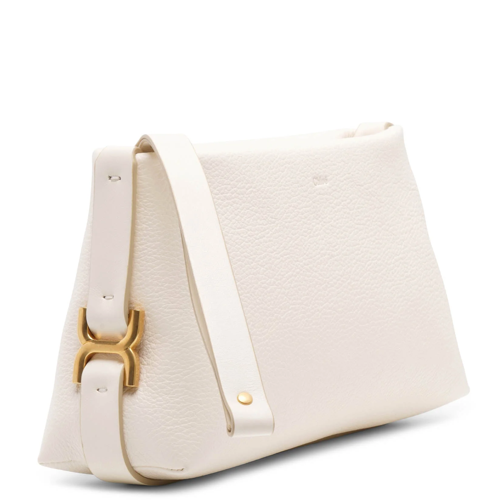 Marcie white leather clutch - Image 3
