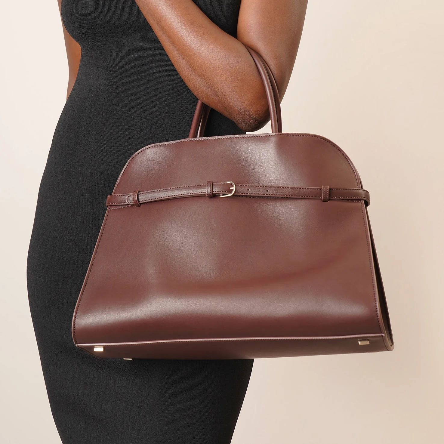 Margaux belt 15 burgundy saddle bag - Image 6