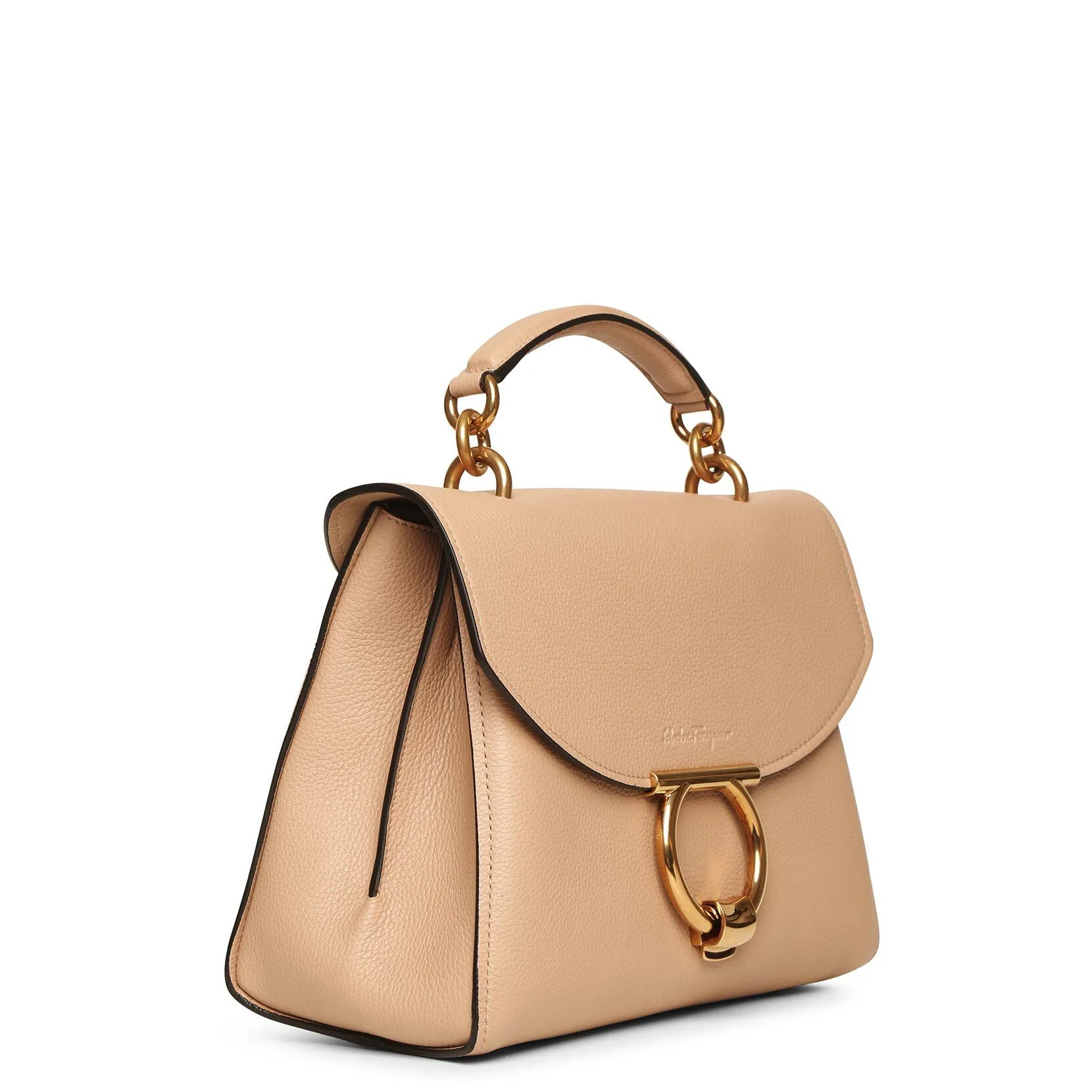 Margot Gancini top handle beige bag - Image 2