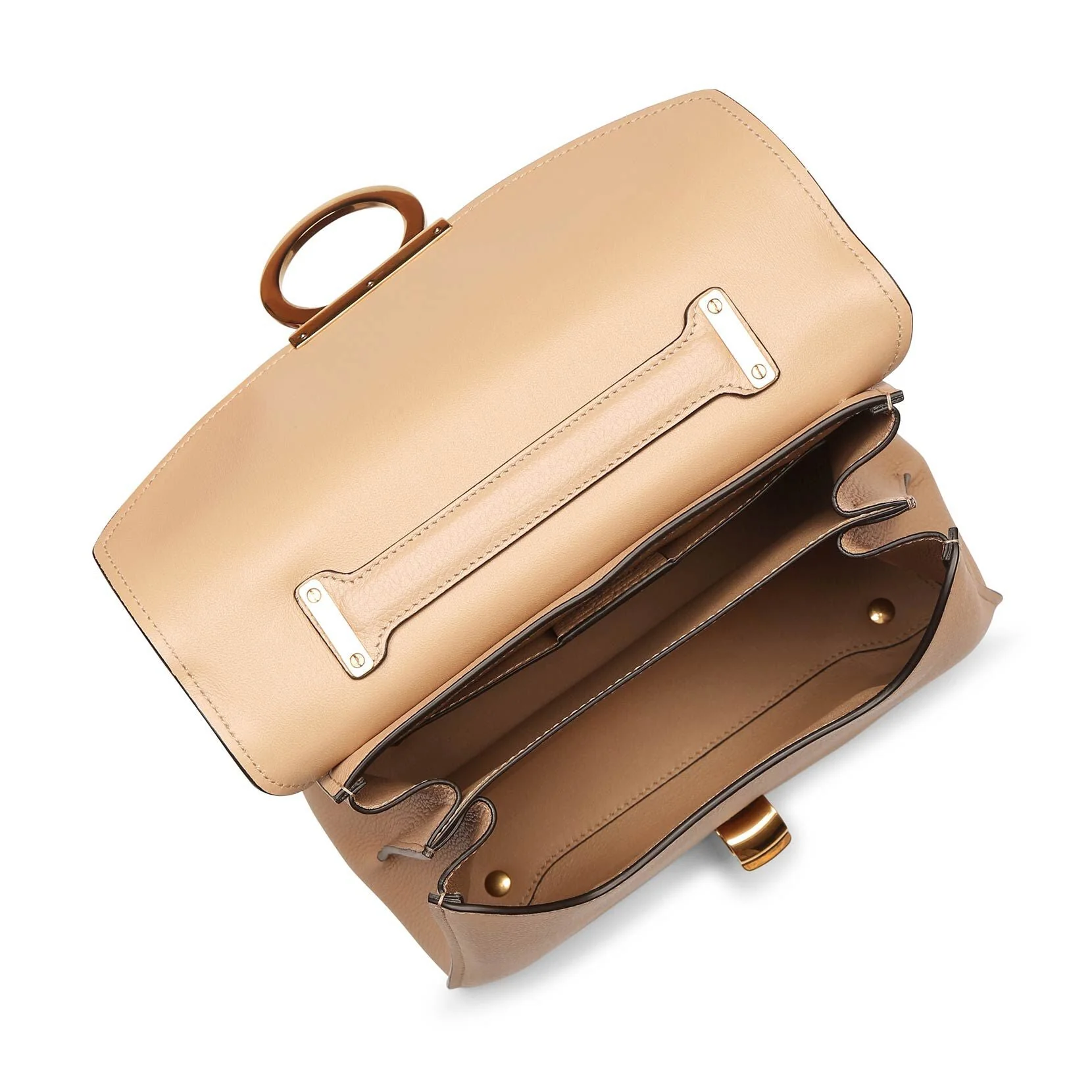 Margot Gancini top handle beige bag - Image 4