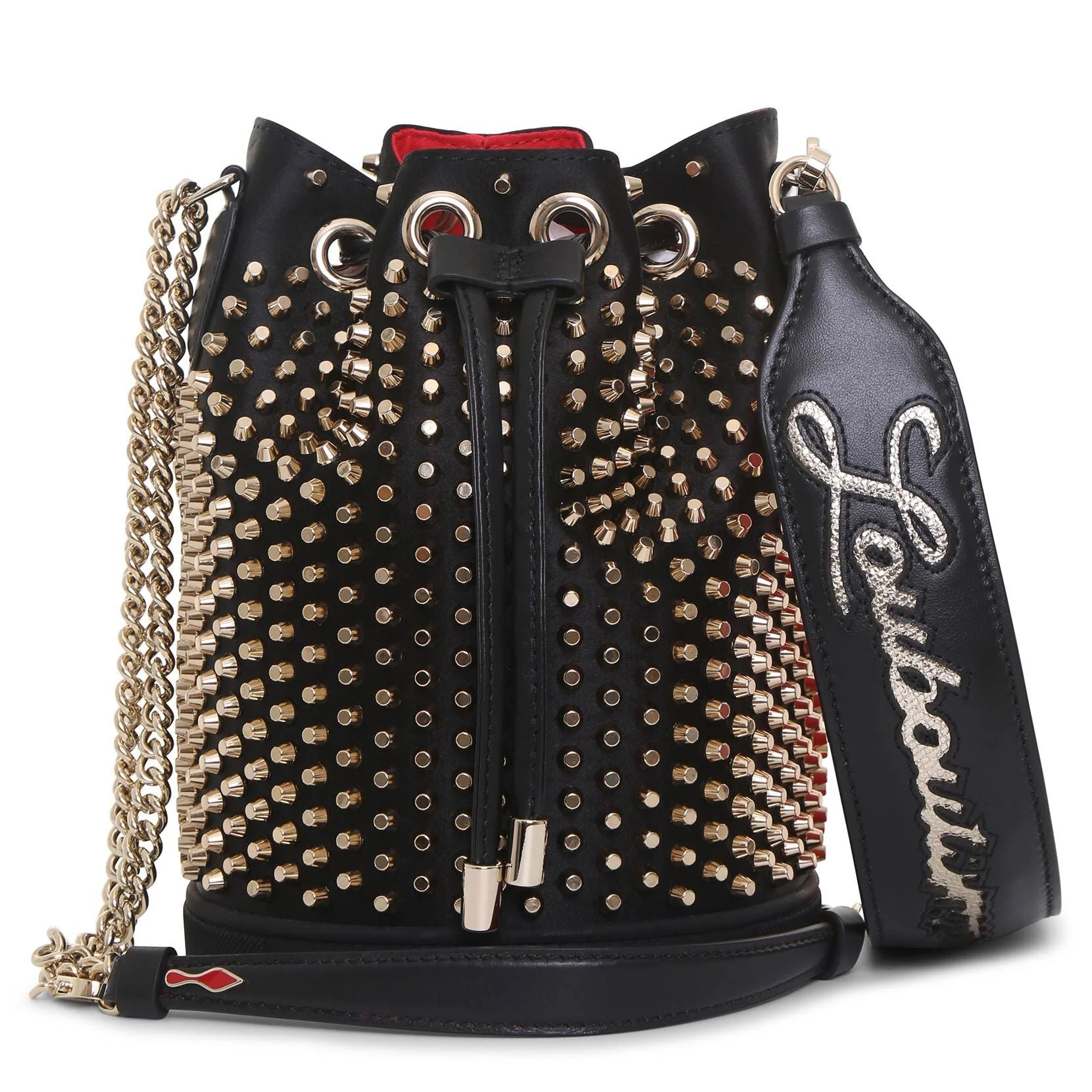 Marie Jane spikes bucket bag - Image 3