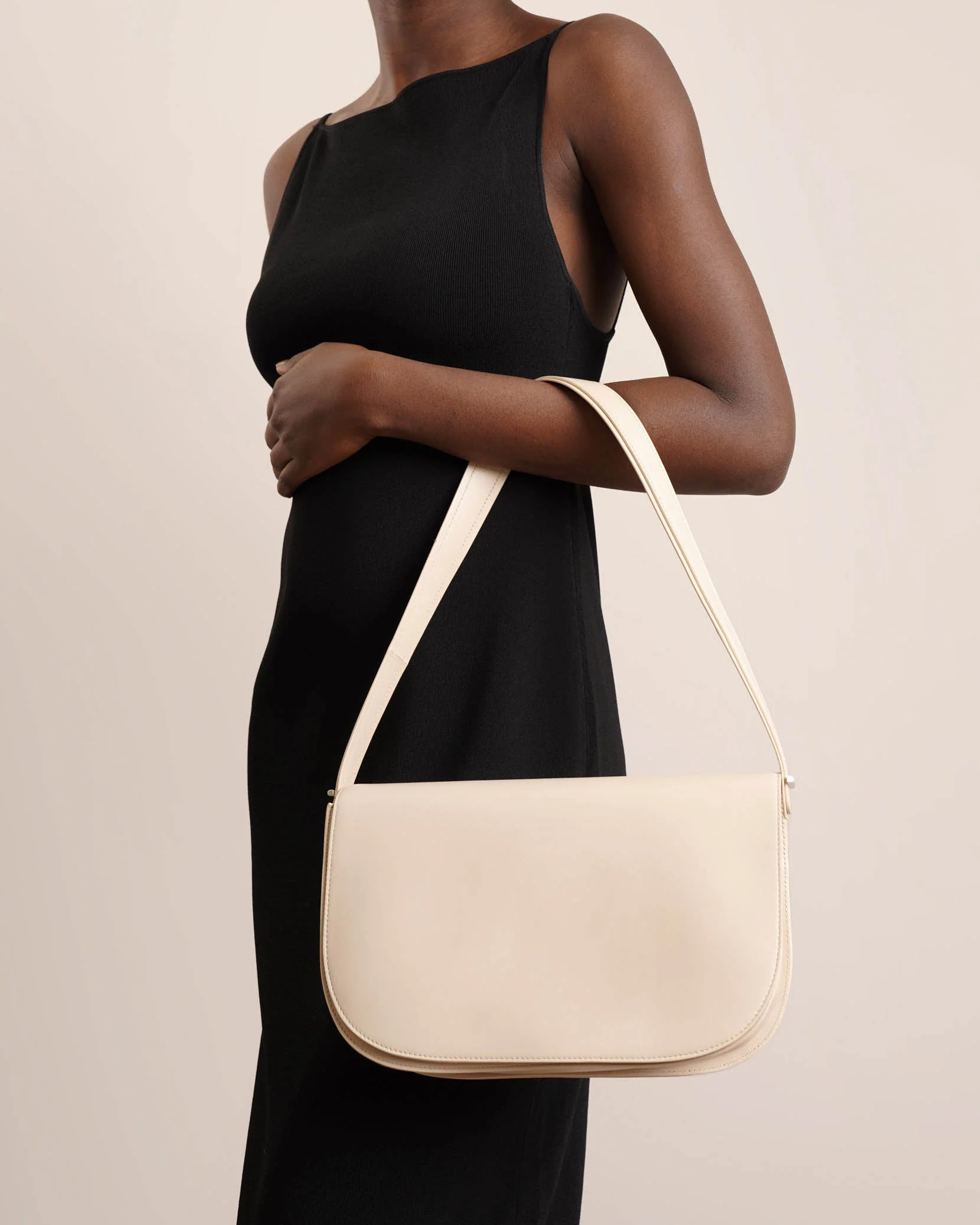 Marion bone leather shoulder bag - Image 2