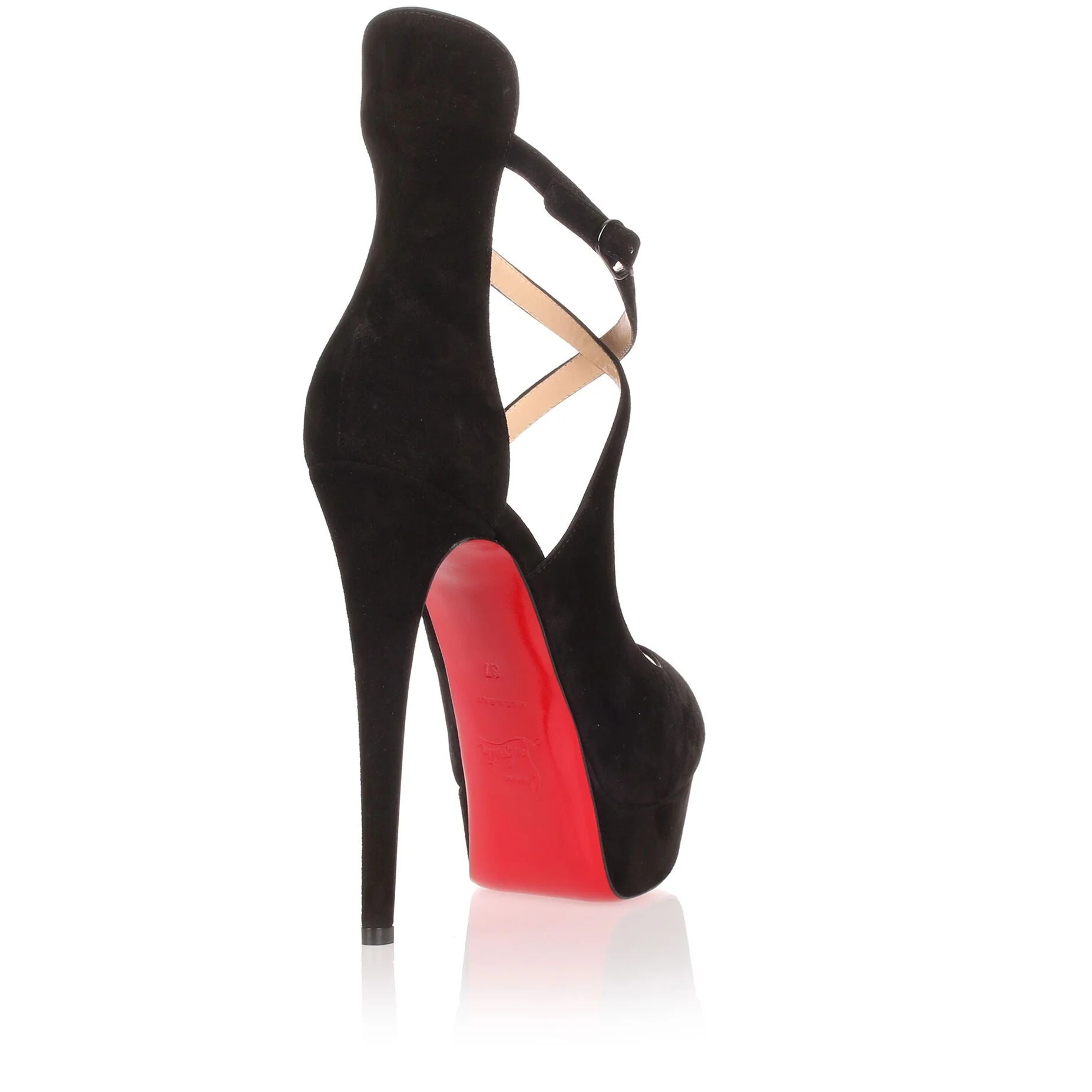 Marlenalta 150 black suede sandal - Image 3