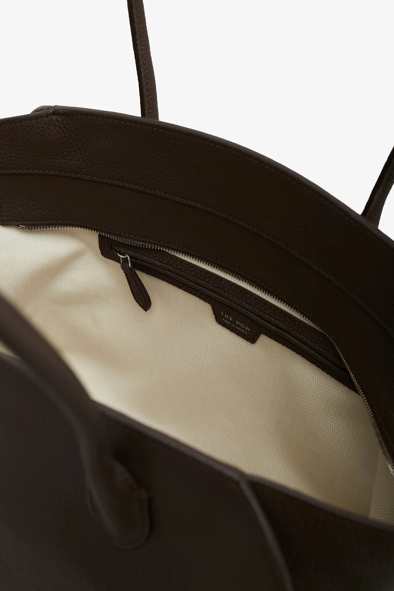 Marlo 14 dark brown tote bag - Image 4