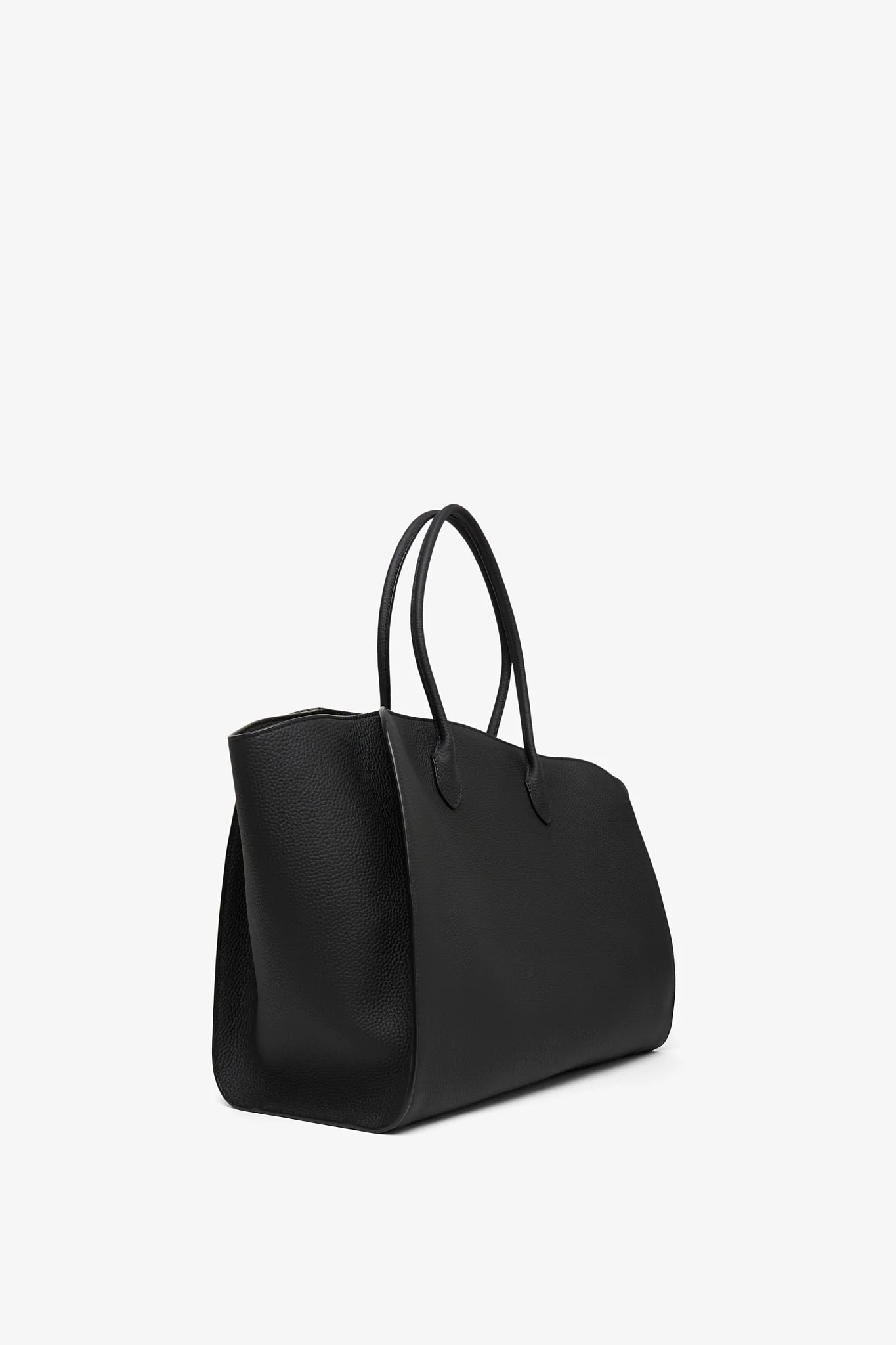 Marlo black leather tote bag - Image 3