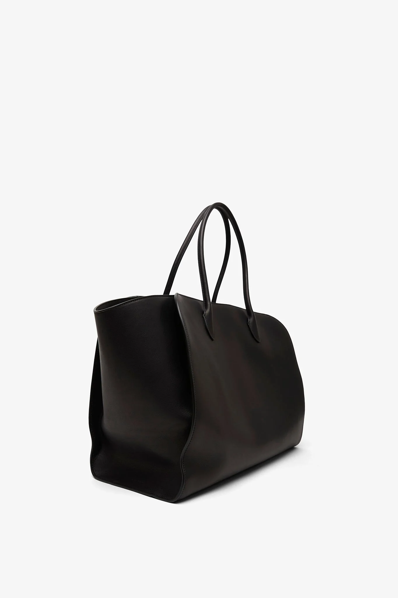 Marlo L black leather tote bag - Image 3