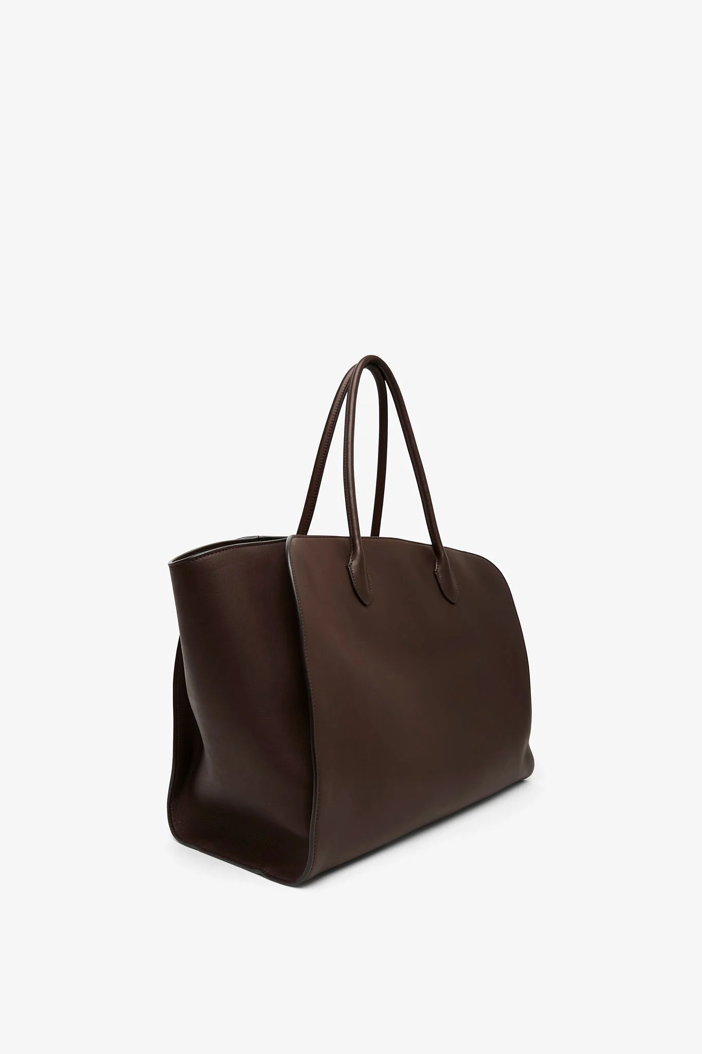 Marlo L brown leather tote bag - Image 3