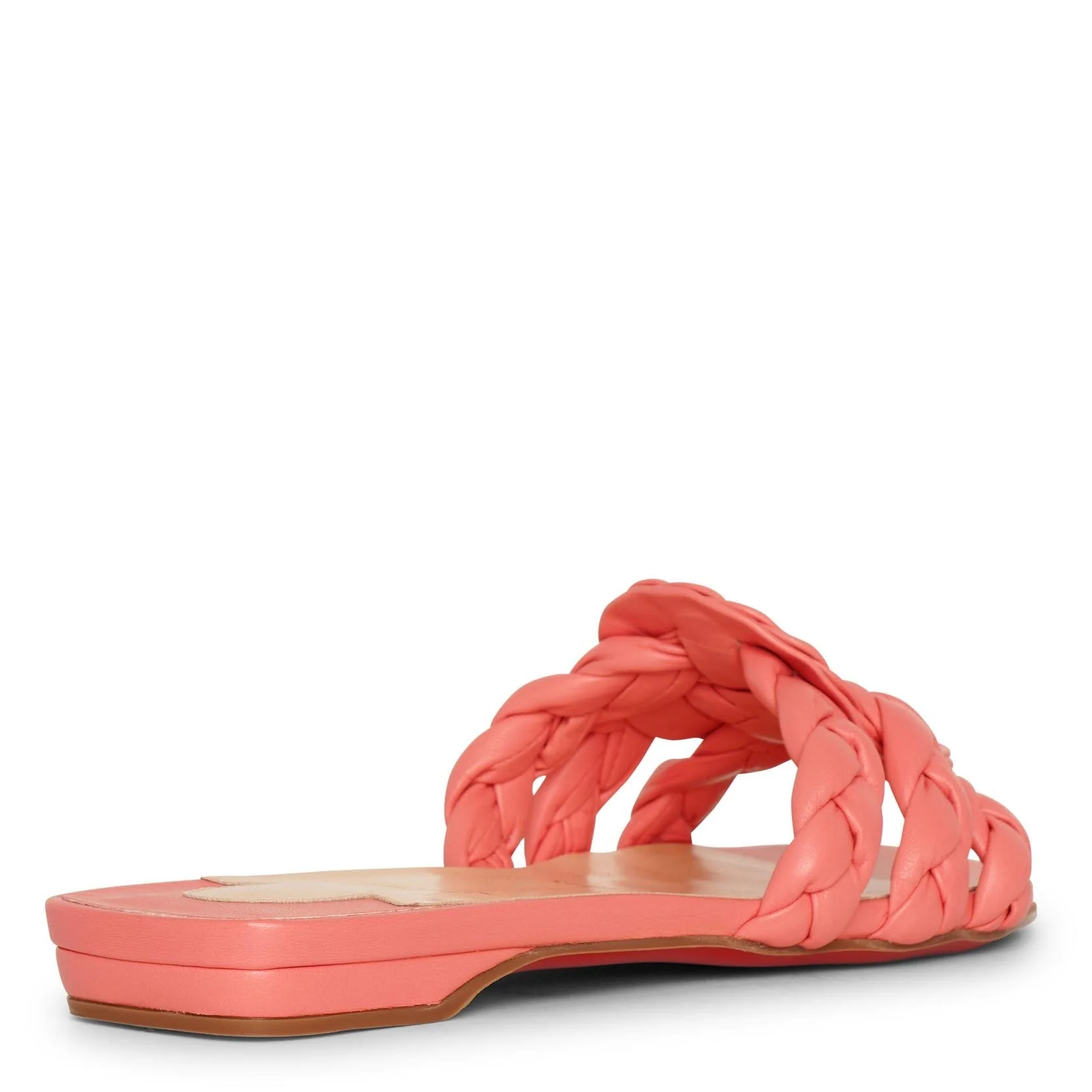 Marmela flat braided leather slides - Image 4