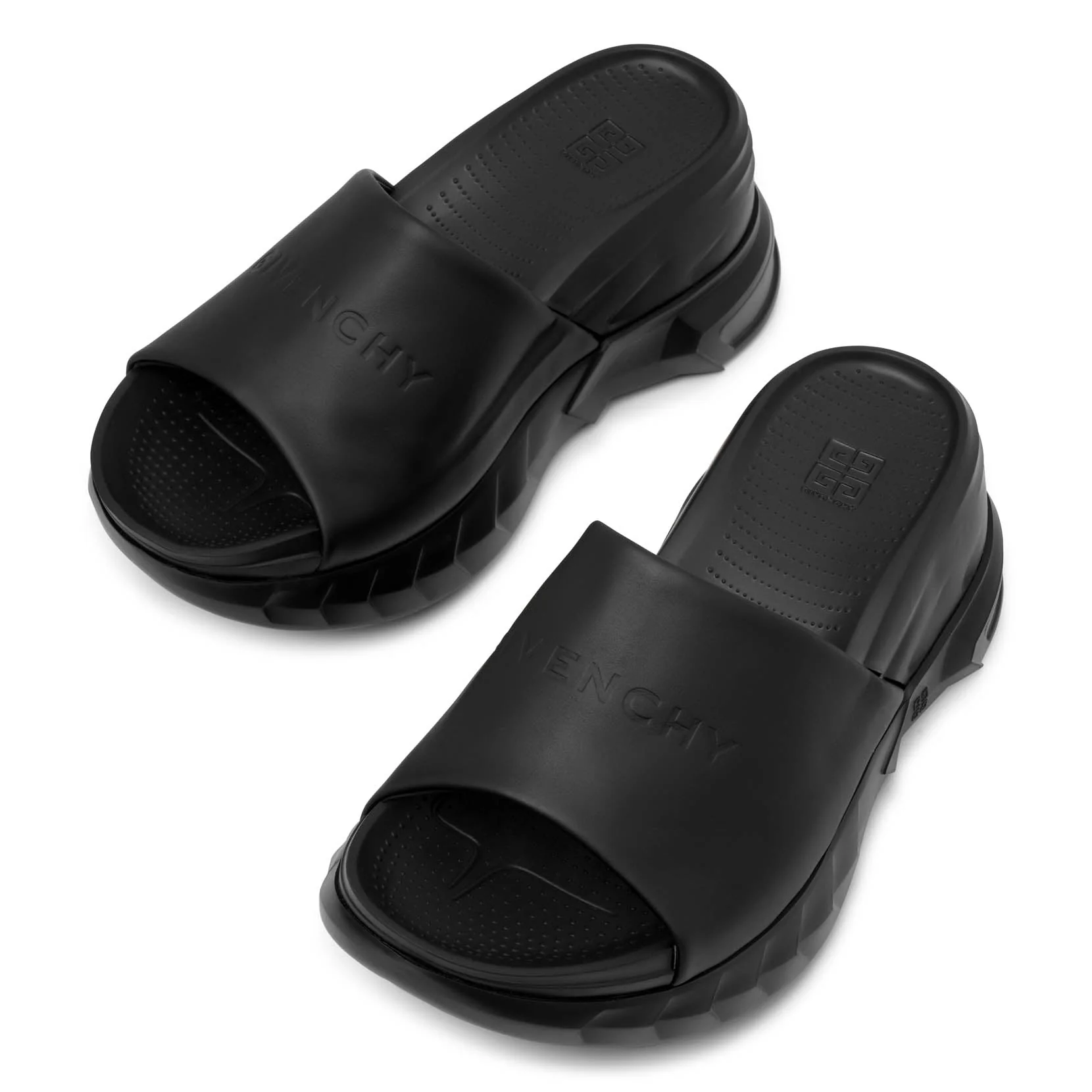 Marshmallow black wedges - Image 5