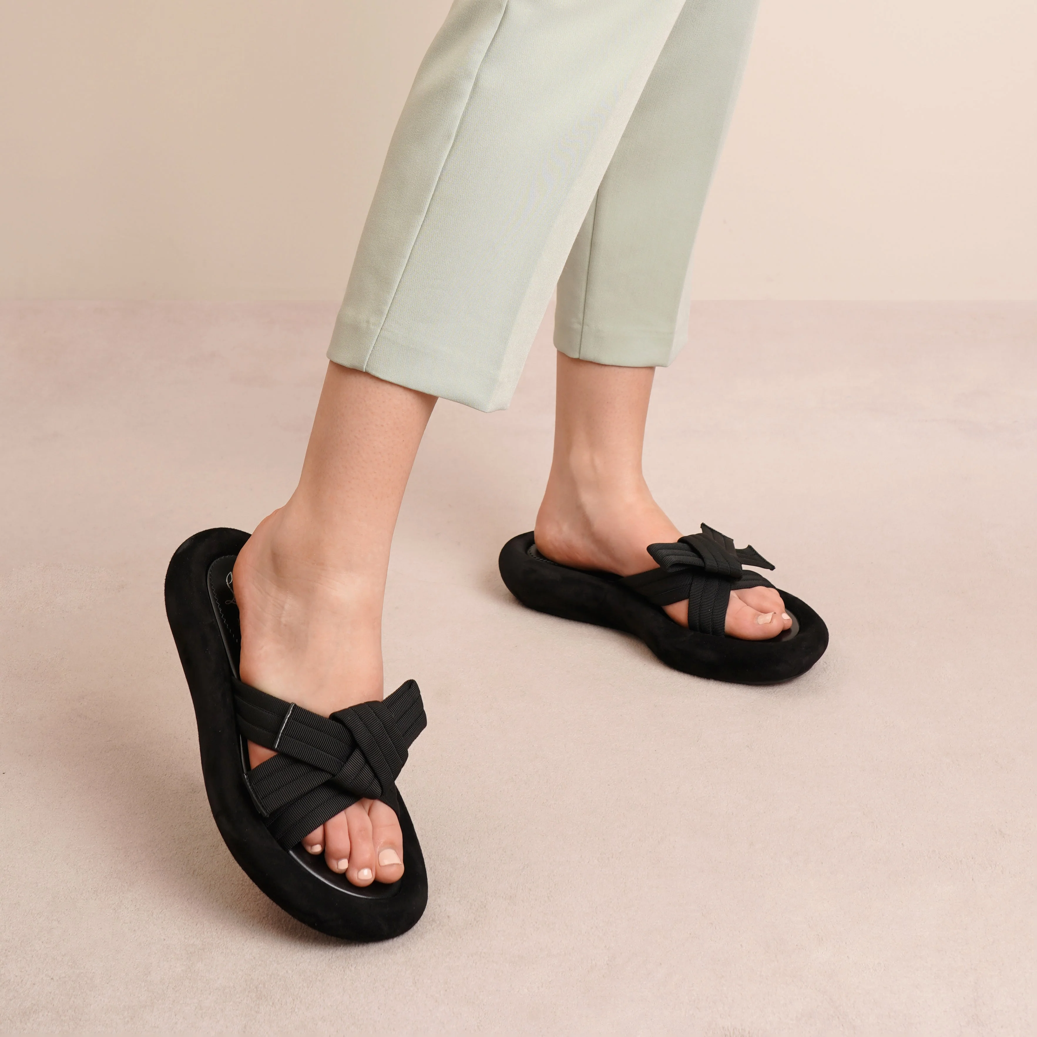 Matriciasummer black suede sandals - Image 6