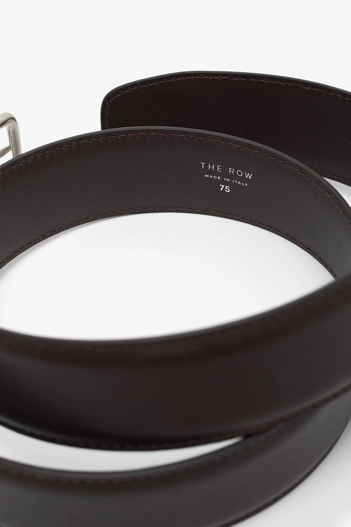 Maxi Classic brown leather belt - Image 3