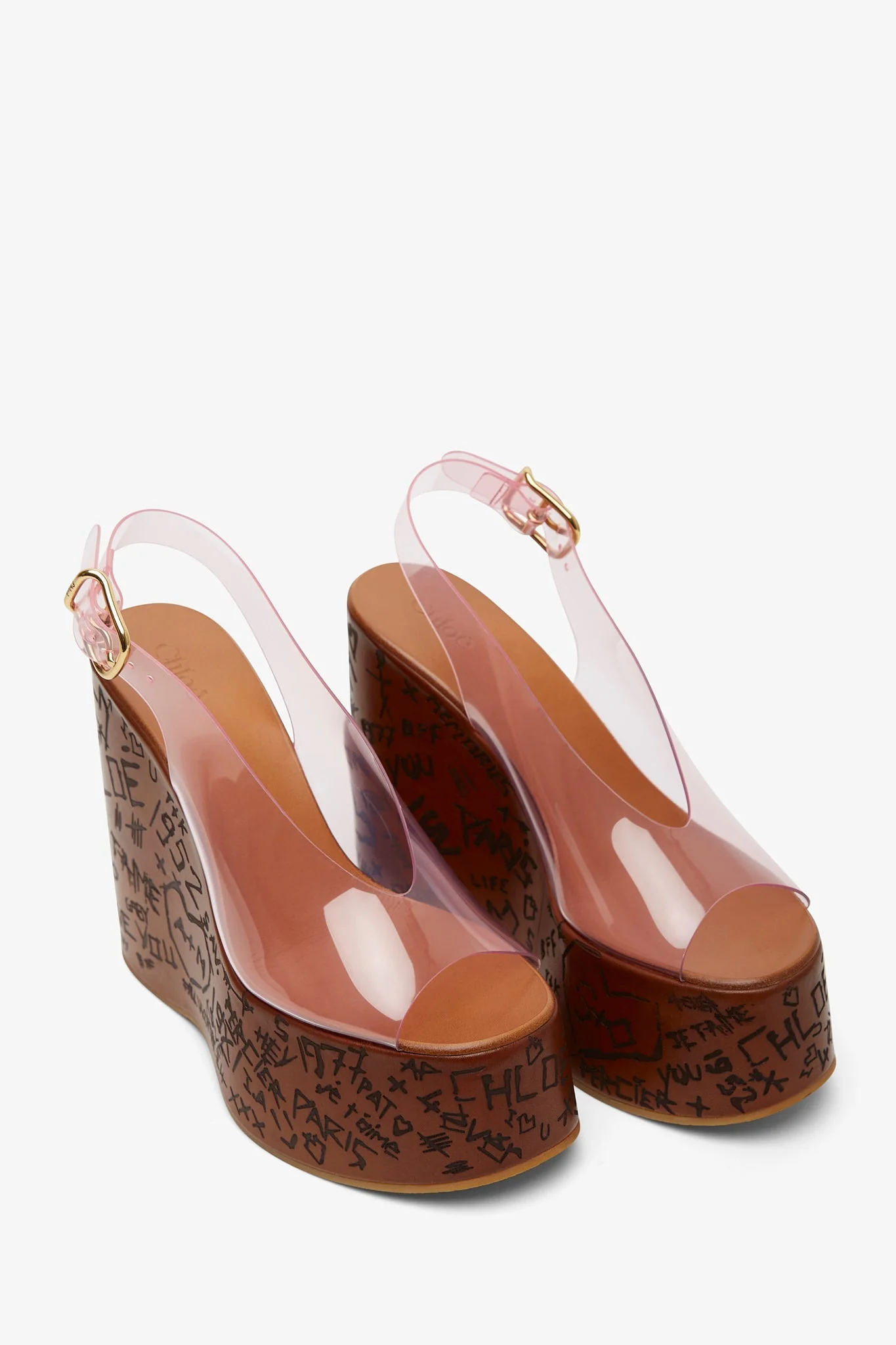 Maxime plexi pink sandals - Image 2