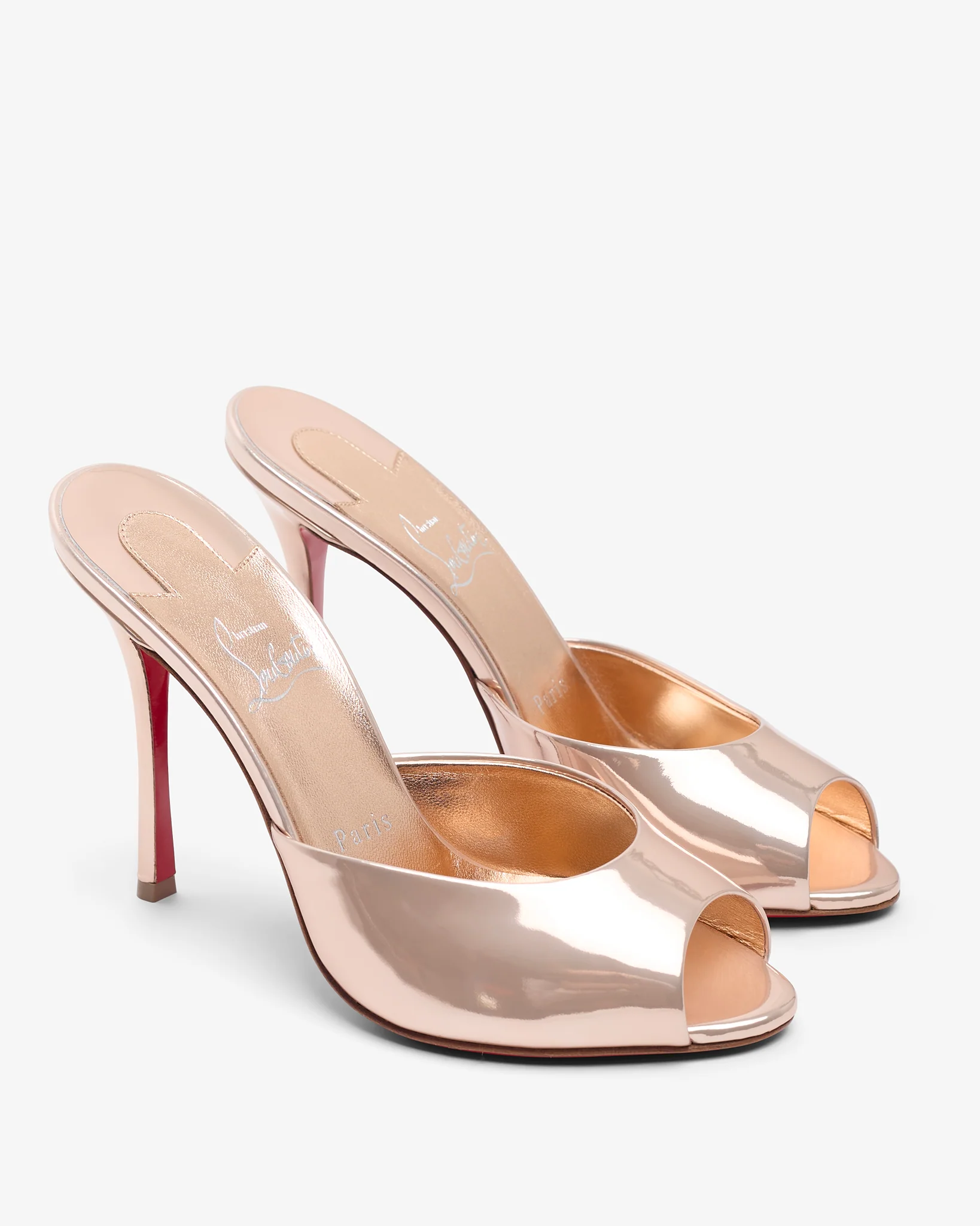 Me Dolly 100 pink metallic mules - Image 3
