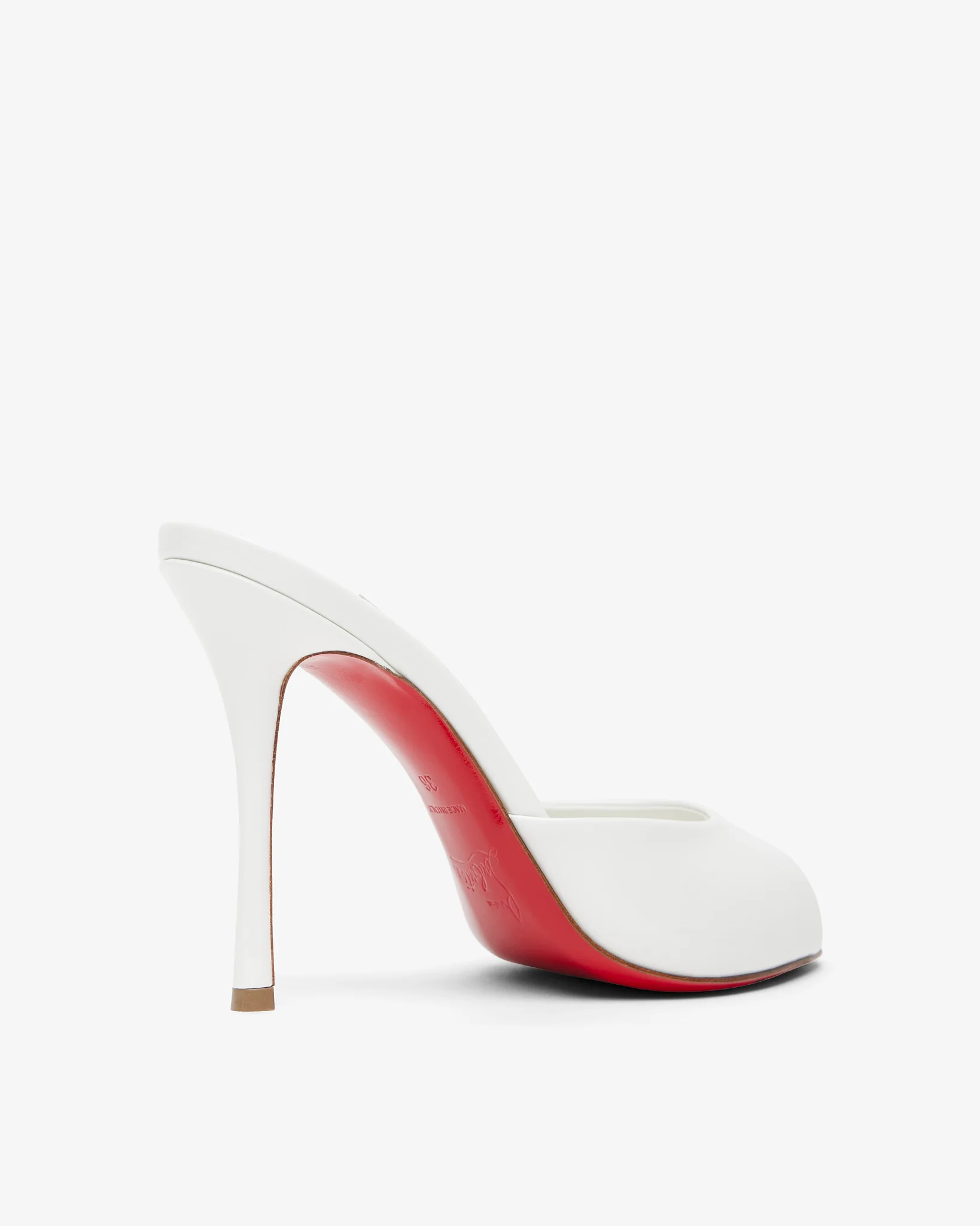 Me Dolly 100 white patent mules - Image 2