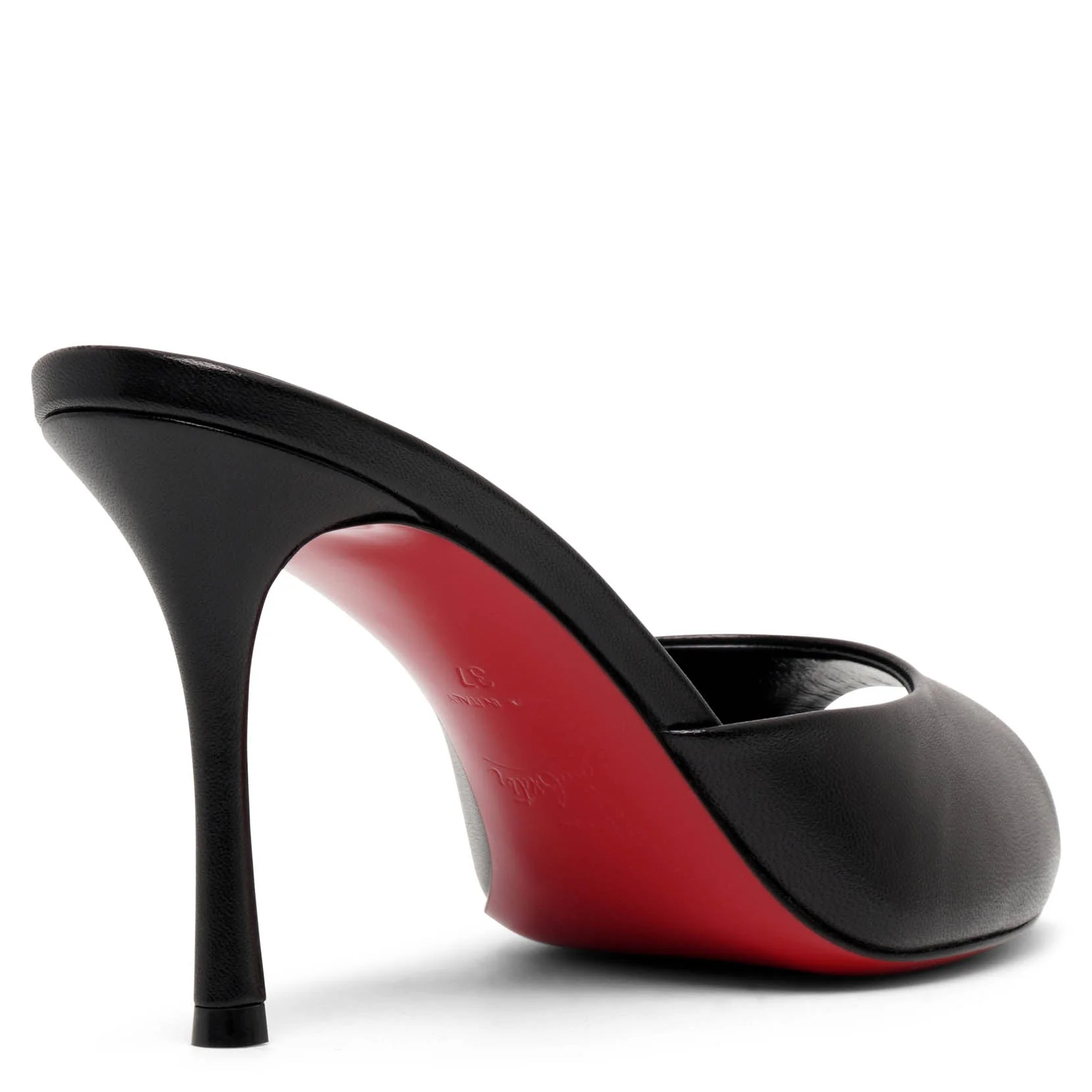 Me Dolly 85 black leather mules - Image 4