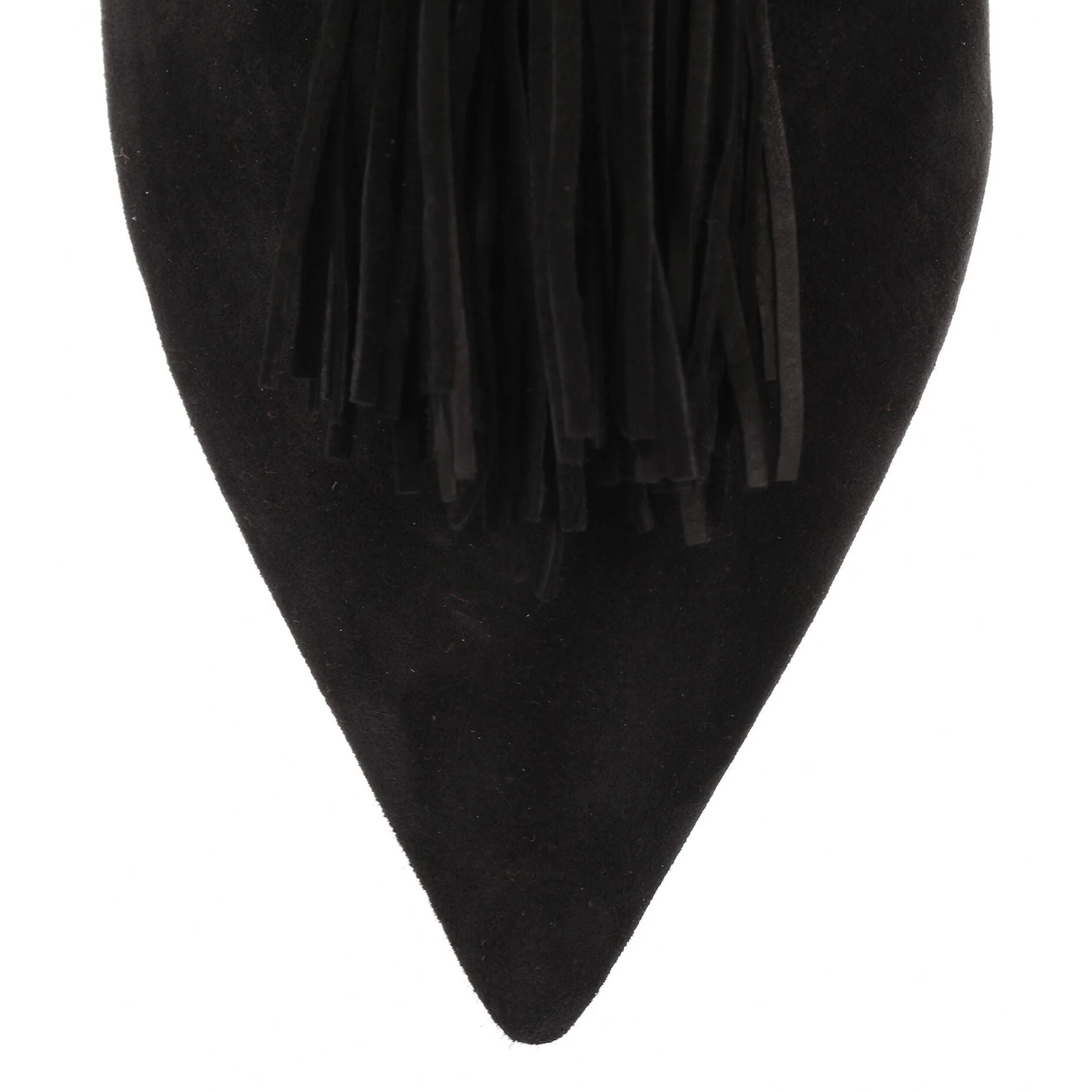 Medinana Flat black suede slipper - Image 5