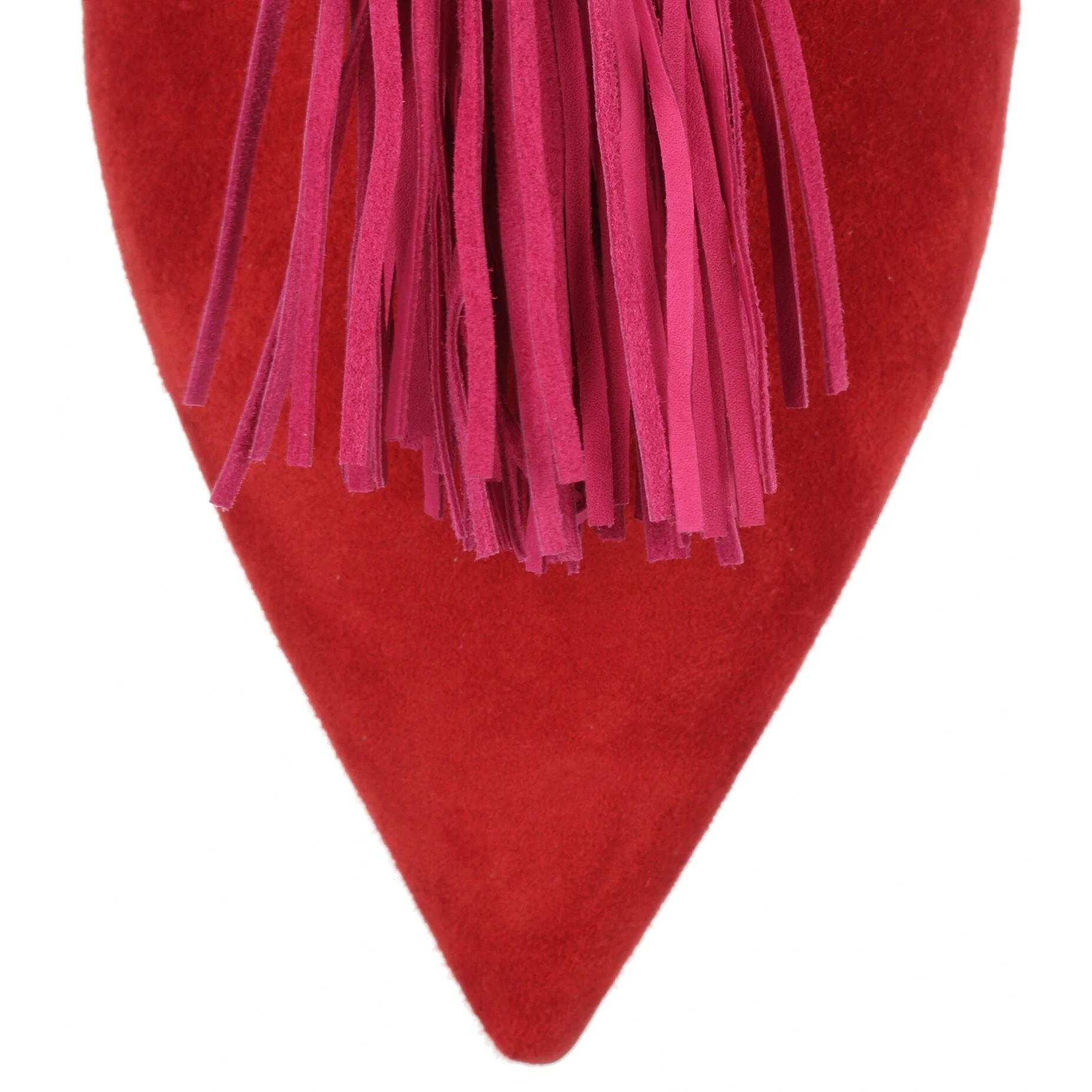 Medinana Flat red suede slipper - Image 5