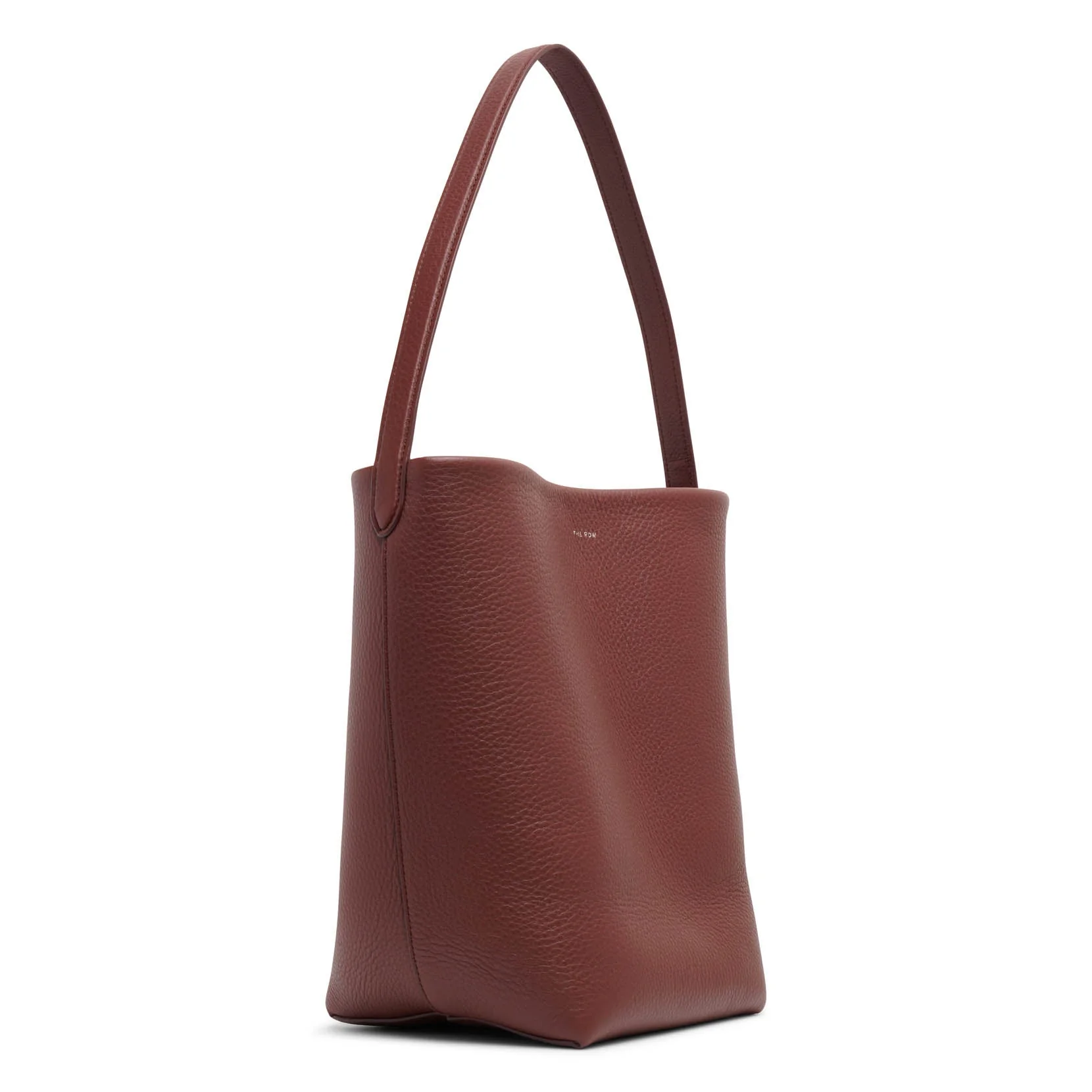 Medium N/S dark brown tote bag - Image 3