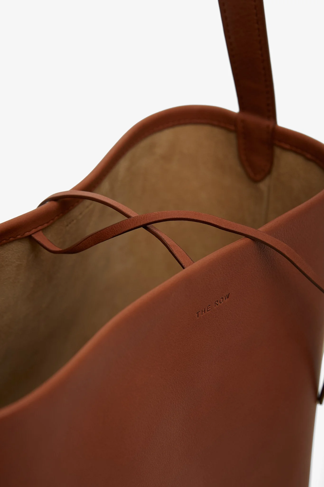 Medium N/S Park dark cuir tote bag - Image 4