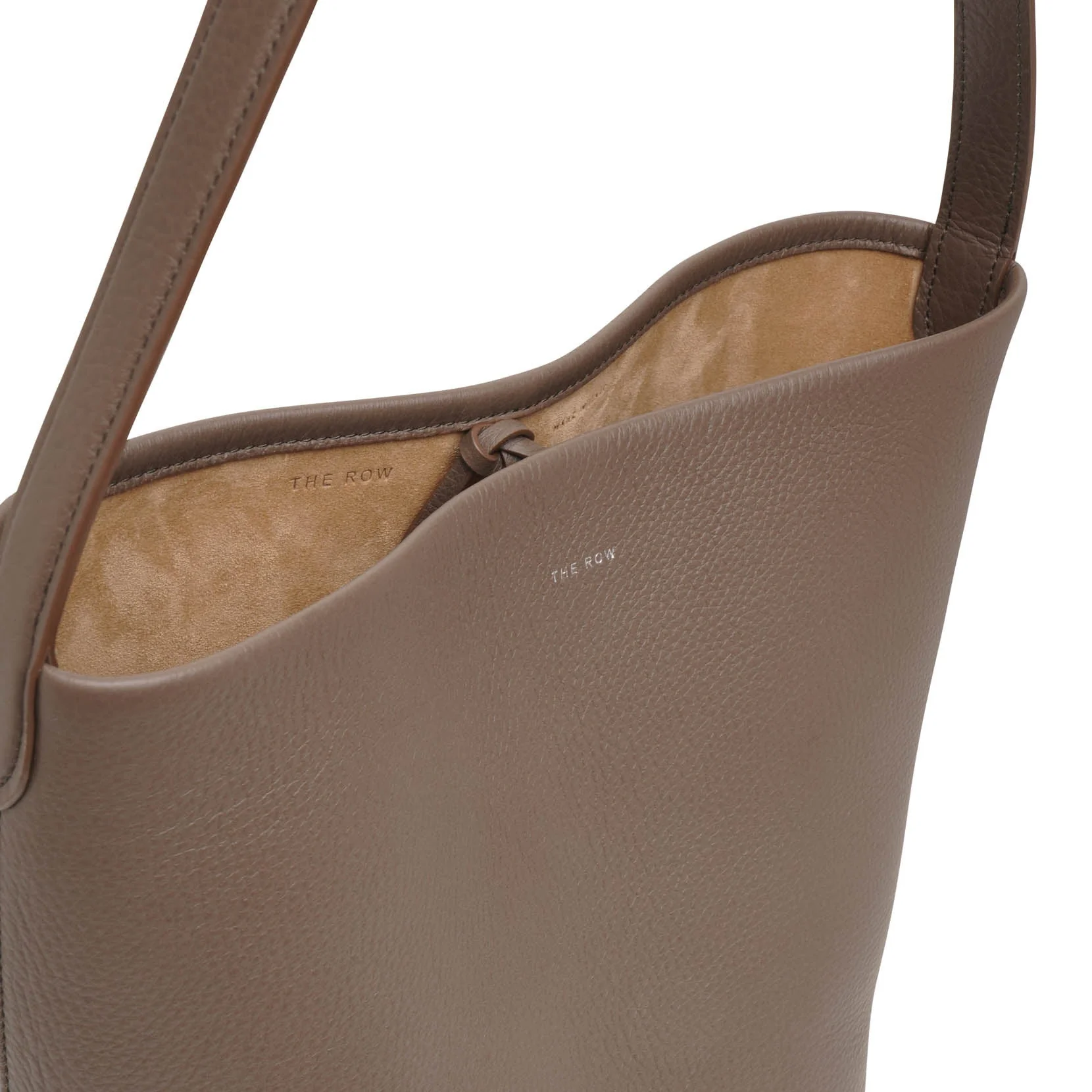 Medium N/S park elephant leather tote bag - Image 5