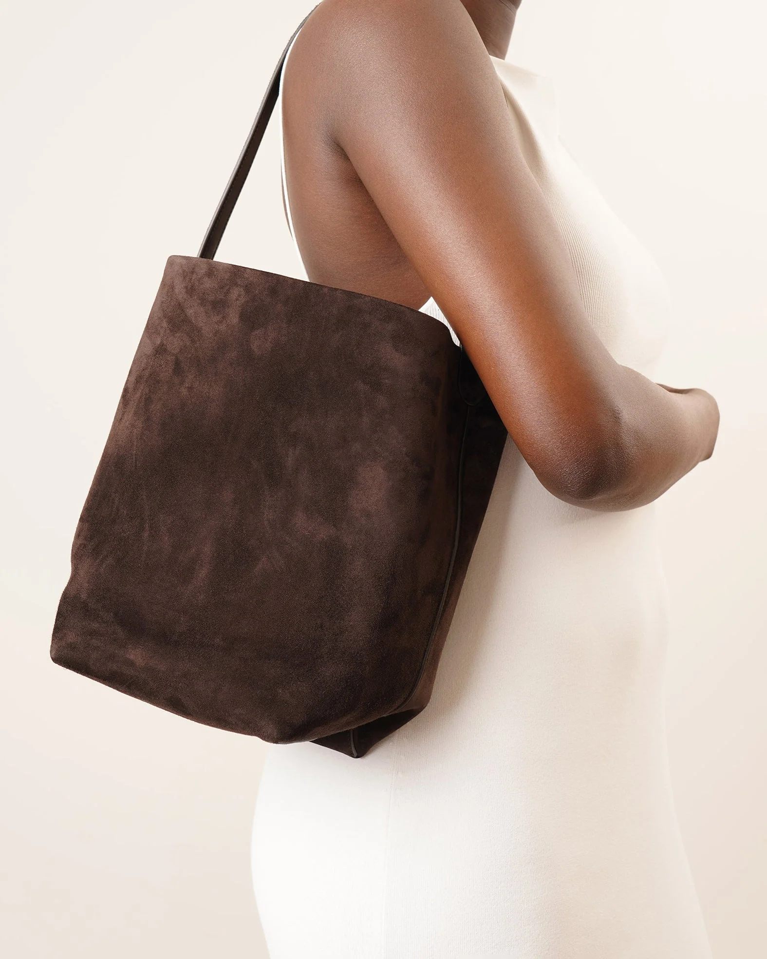 Medium N/S Park suede tote bag - Image 2