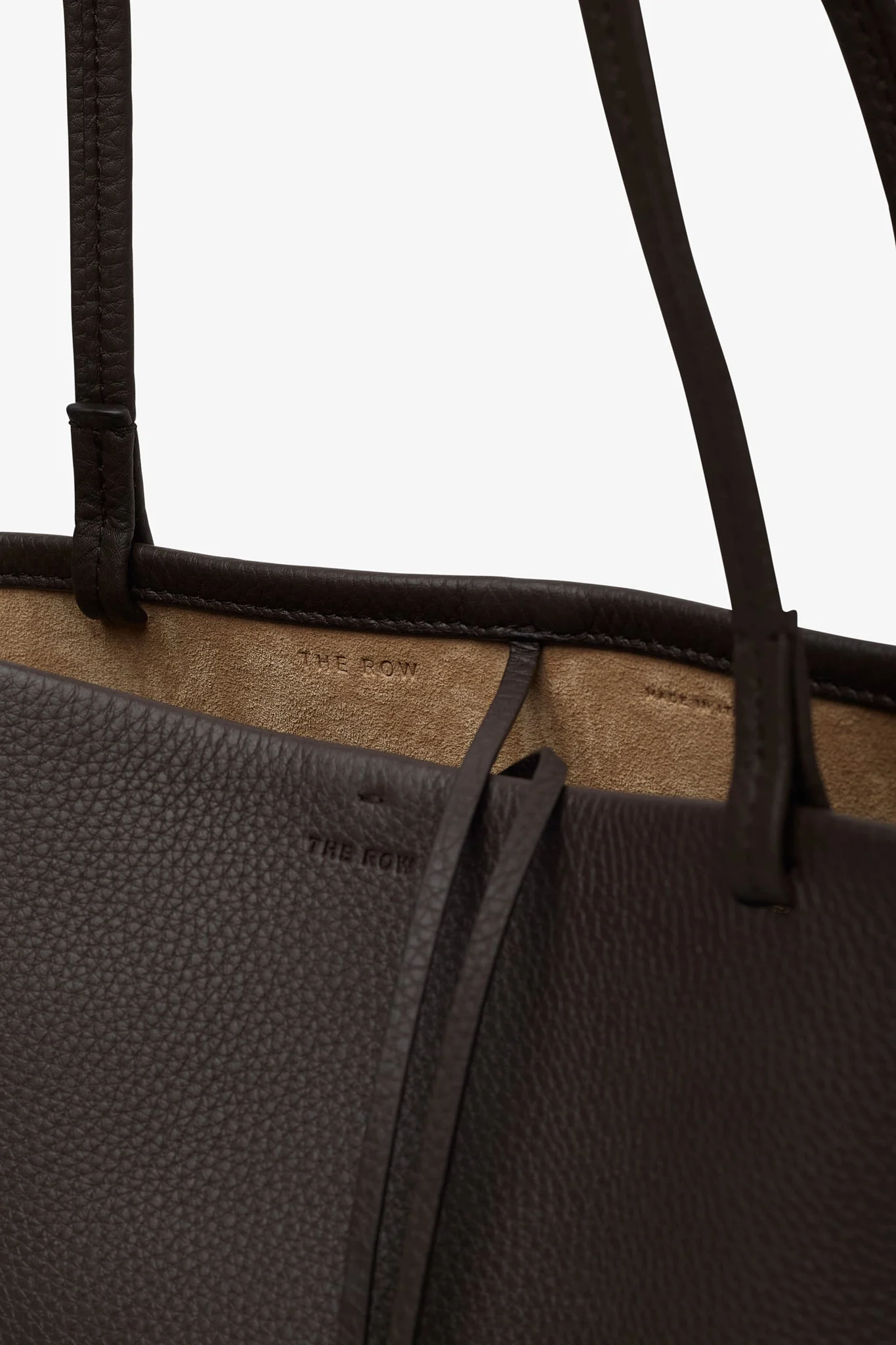 Medium Park Tote dark brown bag - Image 4
