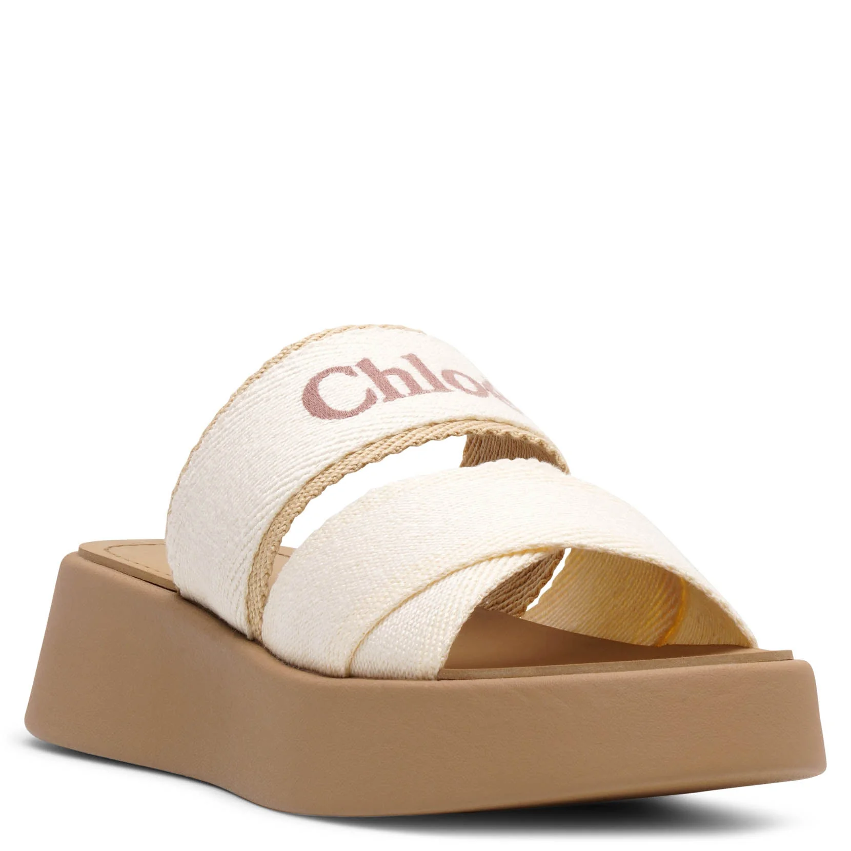 Mila white linen flats - Image 3
