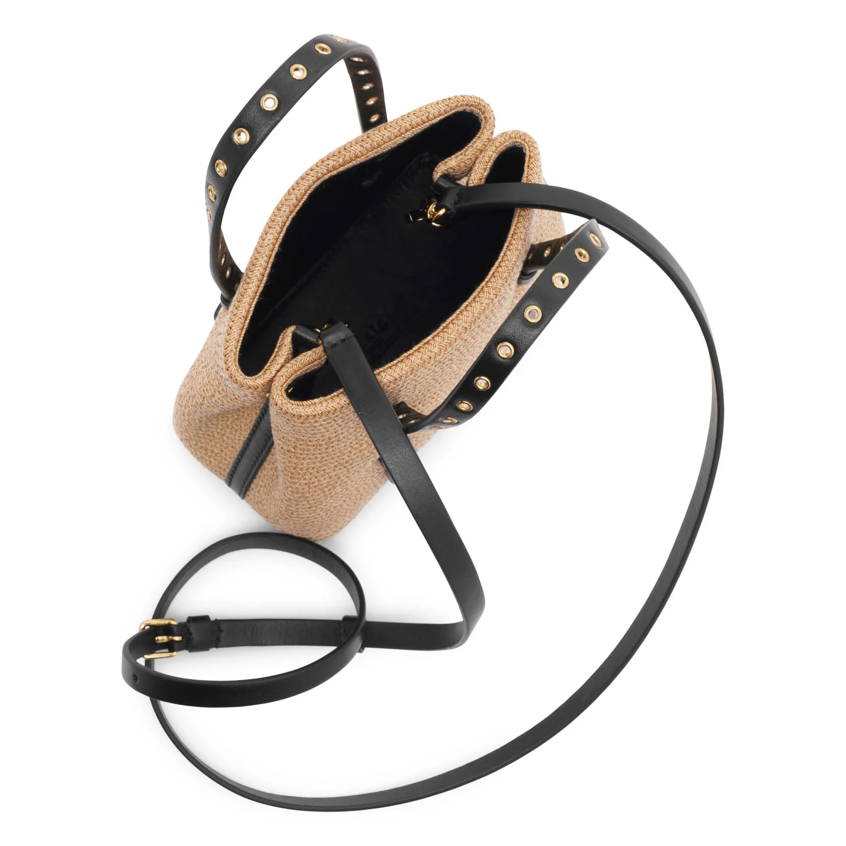 Mina 16 raffia tote bag - Image 5