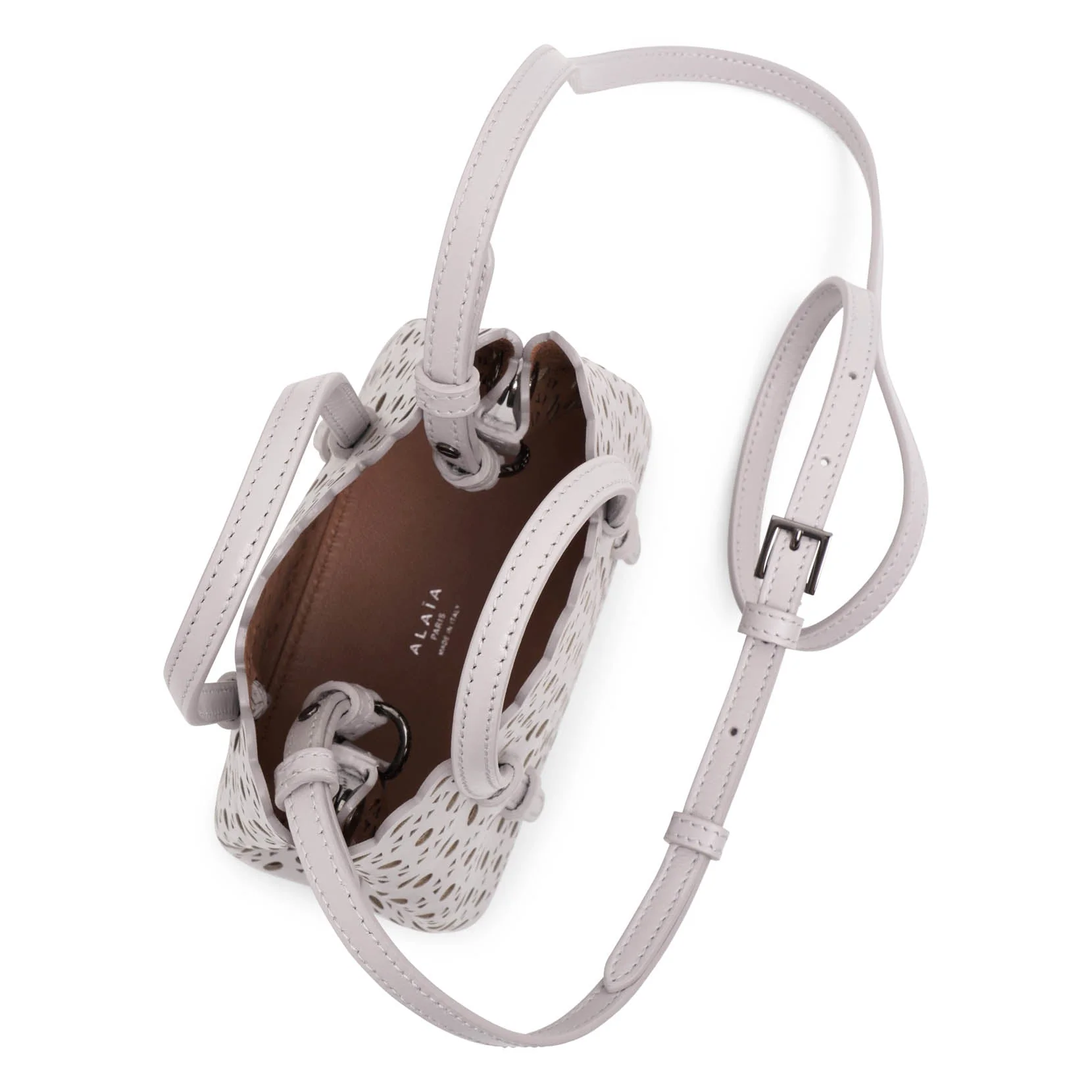Mina 16 vague grey tote bag - Image 5