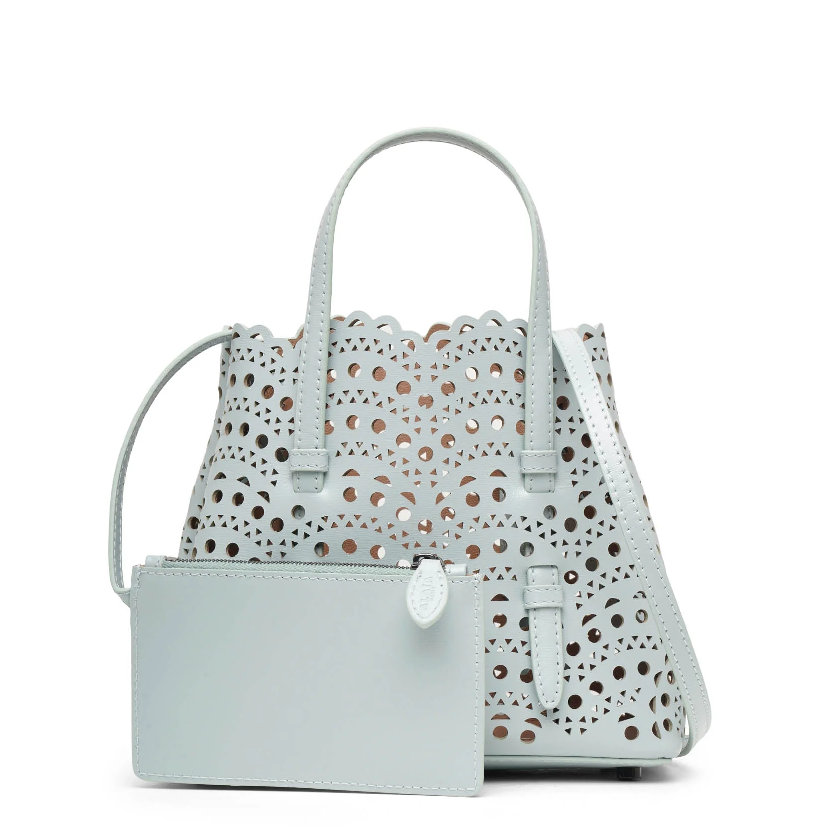 Mina 20 vague mint tote bag - Image 4