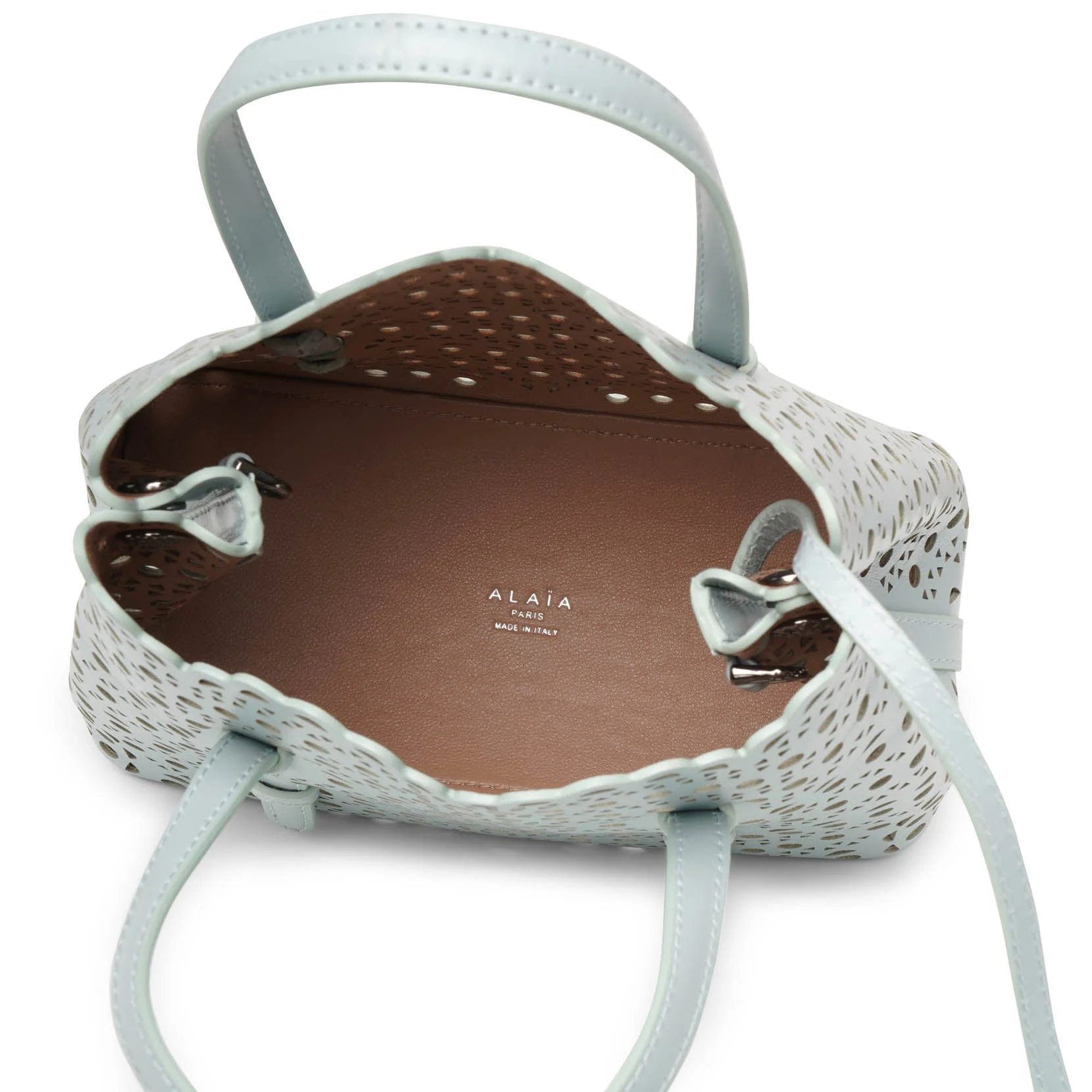 Mina 20 vague mint tote bag - Image 5