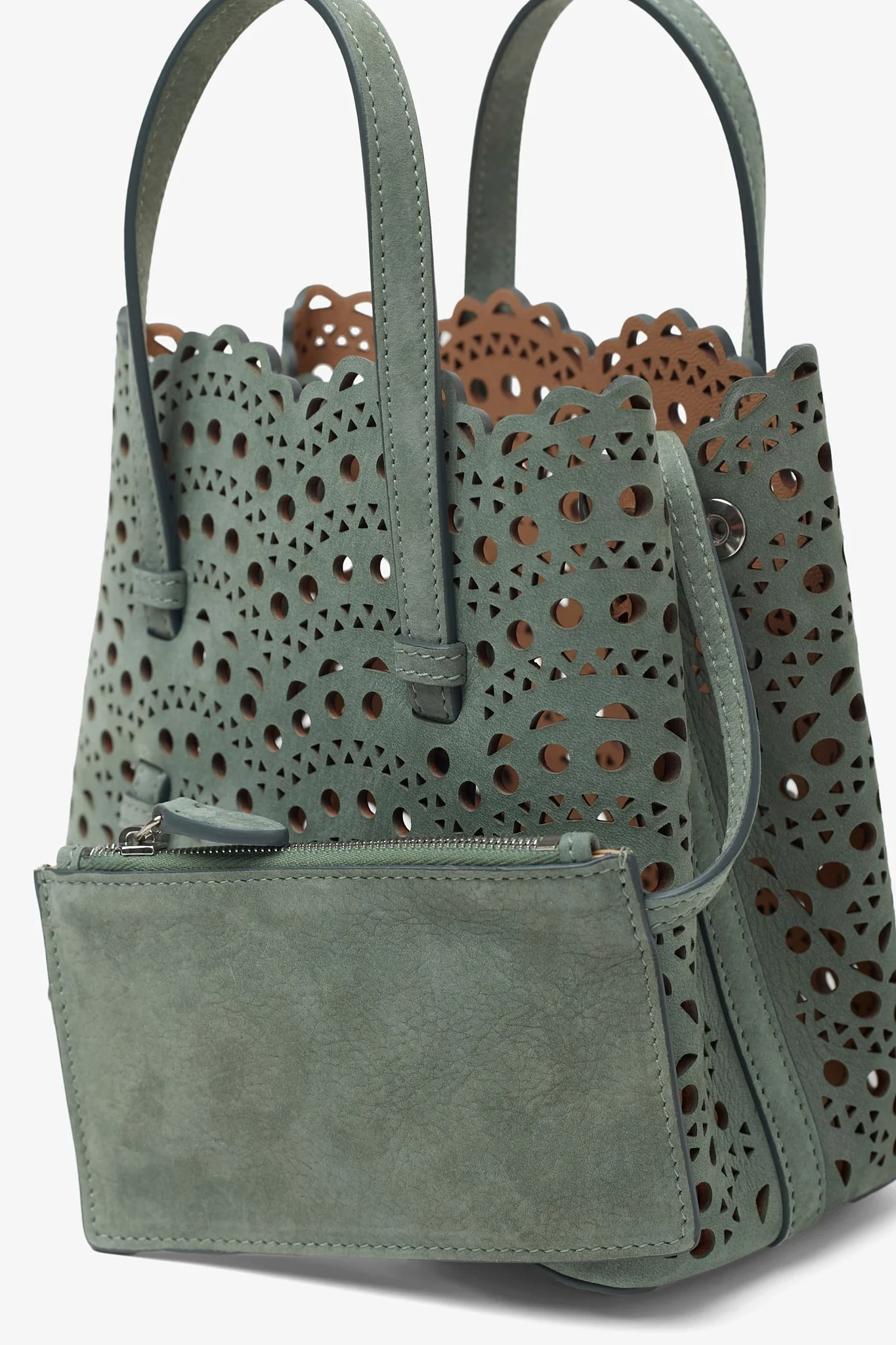 Mina 20 vienne vague green tote bag - Image 4