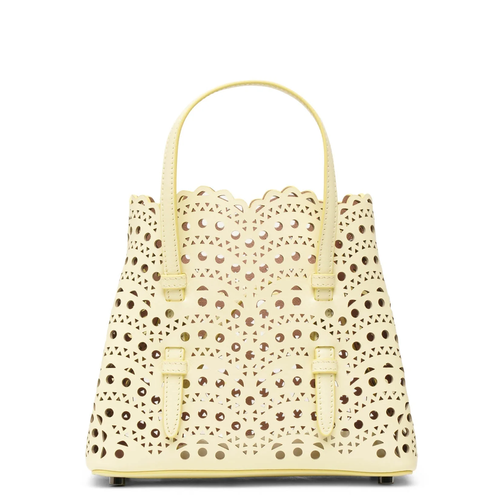 Mina 20 vienne vague yellow tote bag