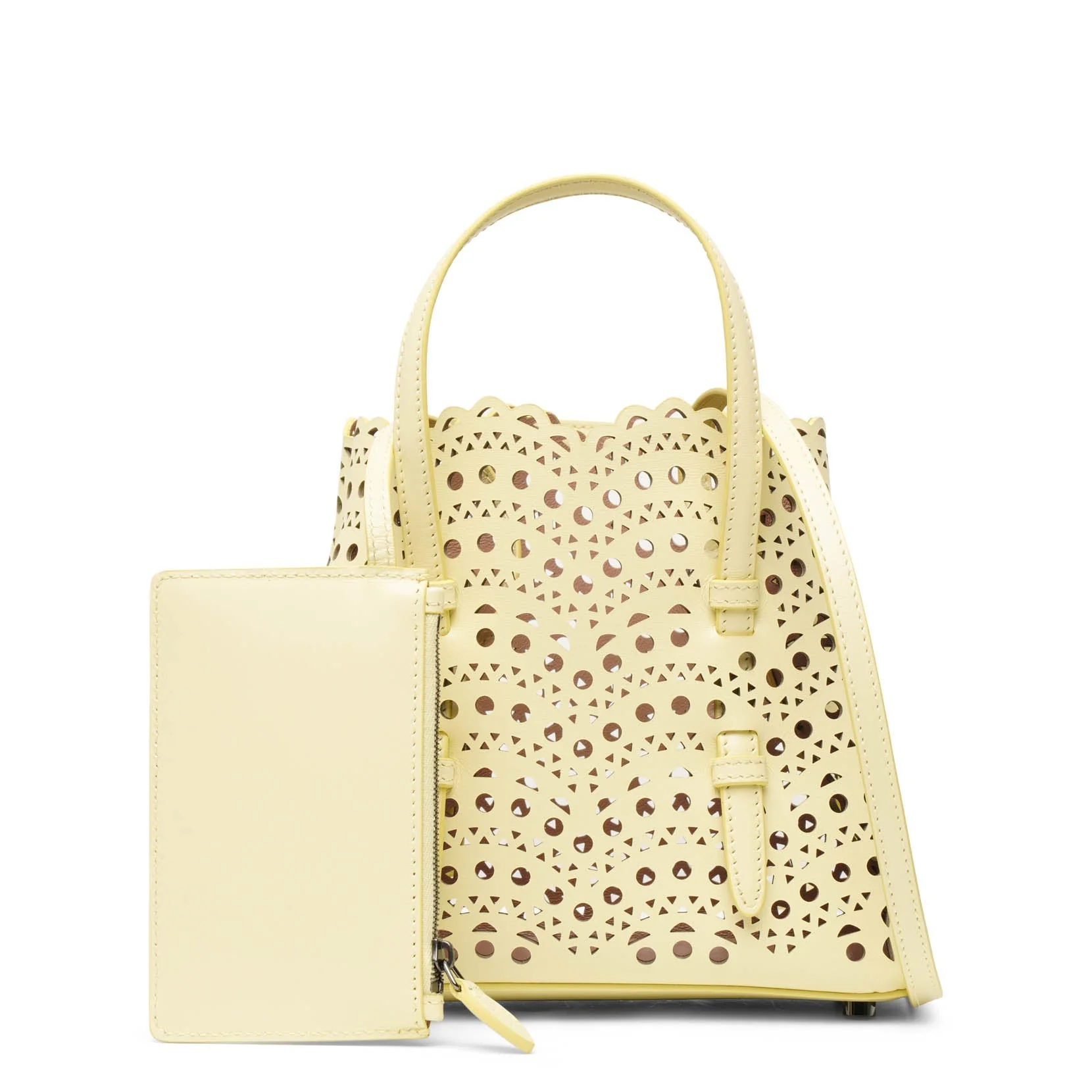 Mina 20 vienne vague yellow tote bag - Image 4
