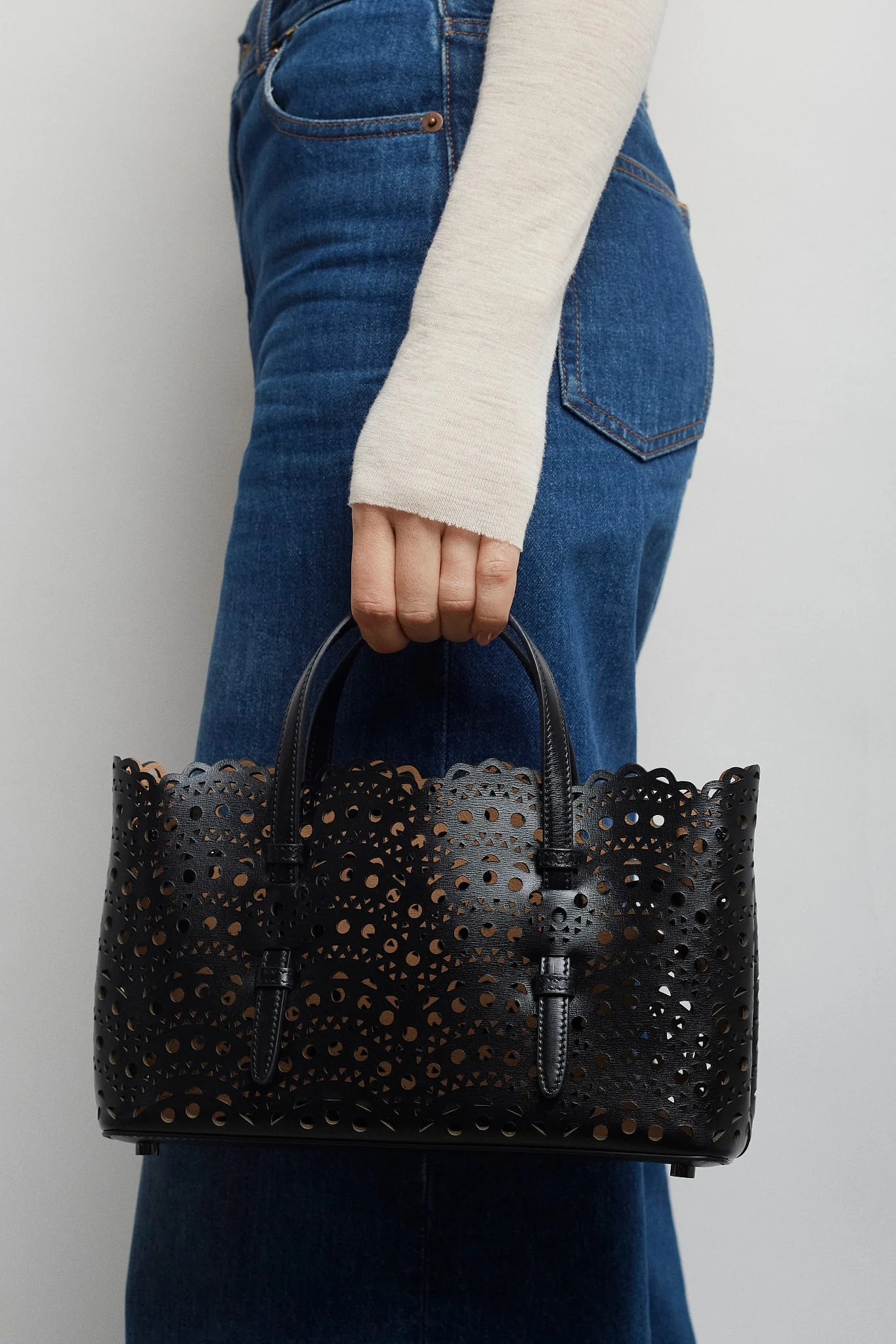 Mina 25 EW vienne vague black tote bag - Image 2