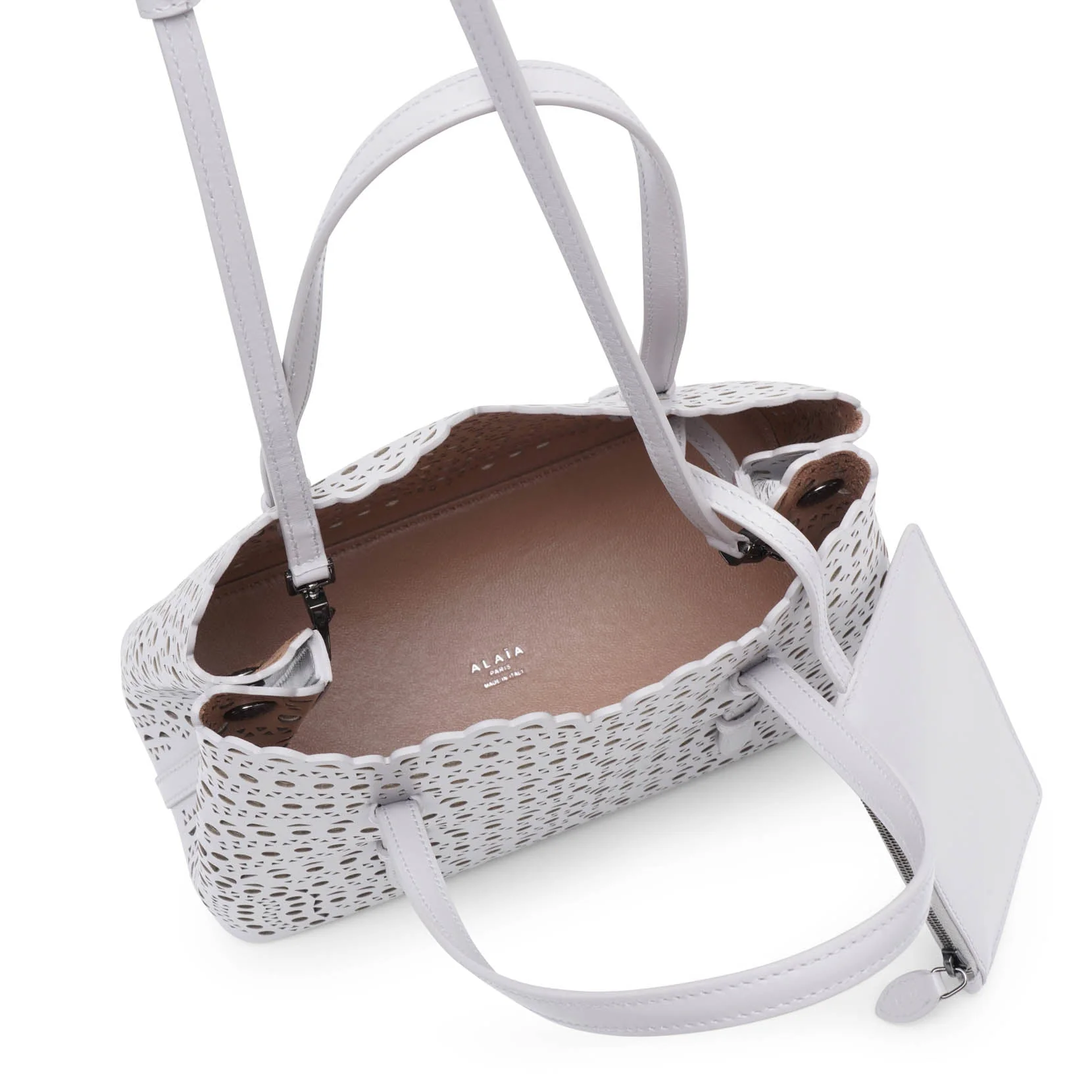 Mina 25 vague grey tote bag - Image 6