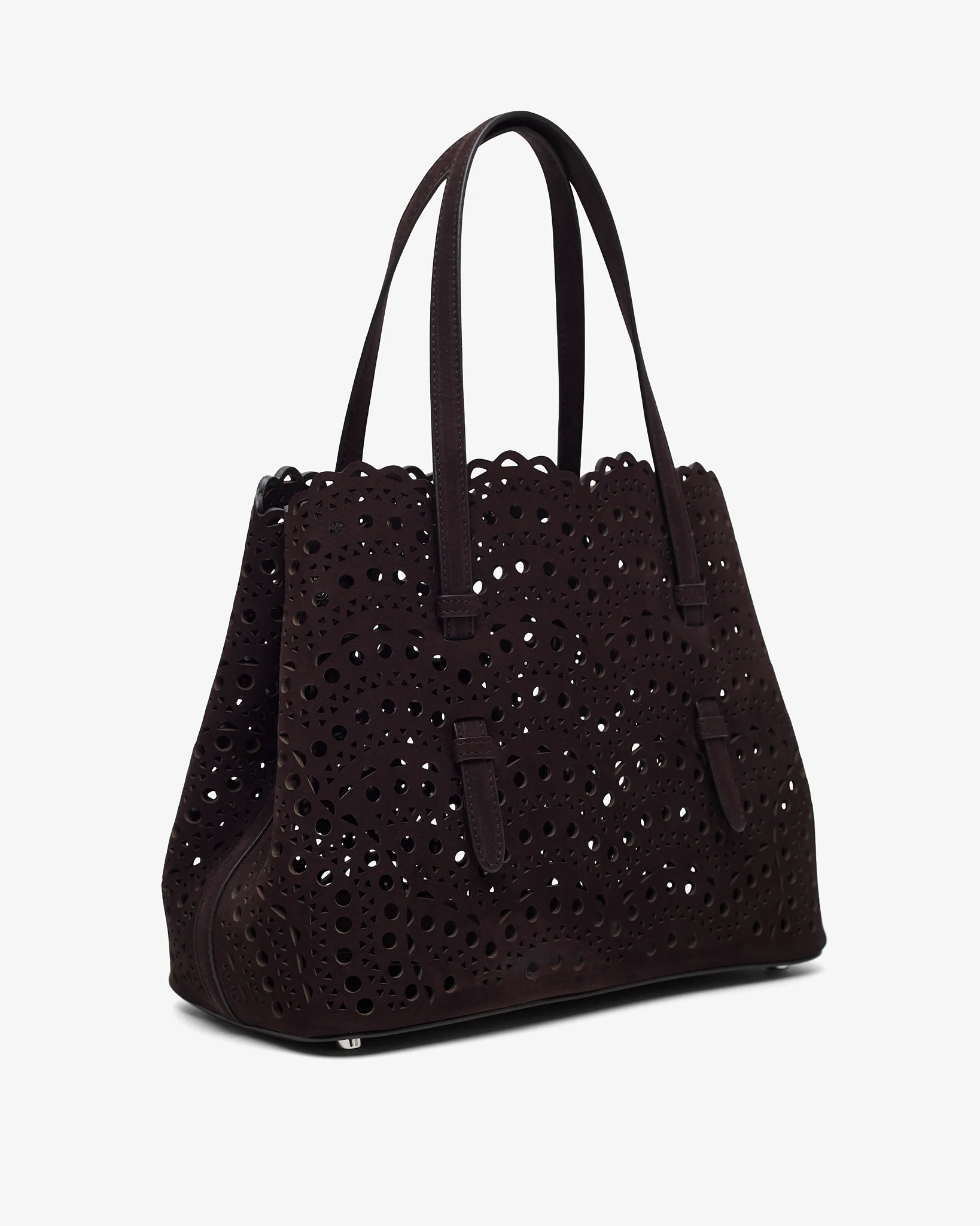 Mina 25 vienne brown suede tote bag - Image 2