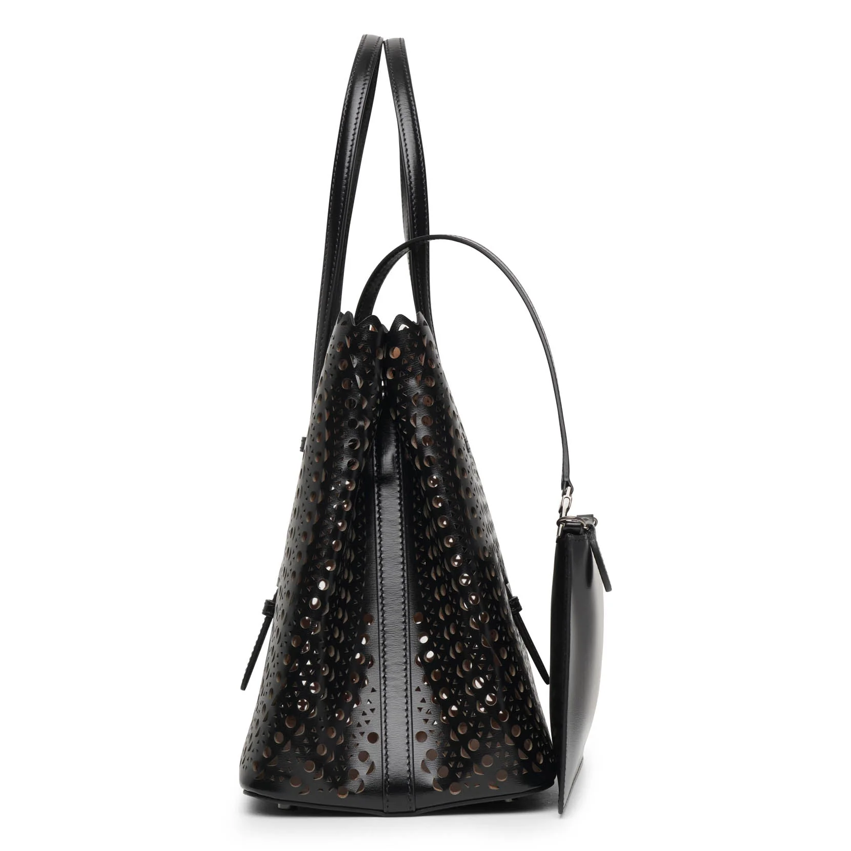 Mina 32 vienne circulaire black tote bag - Image 5