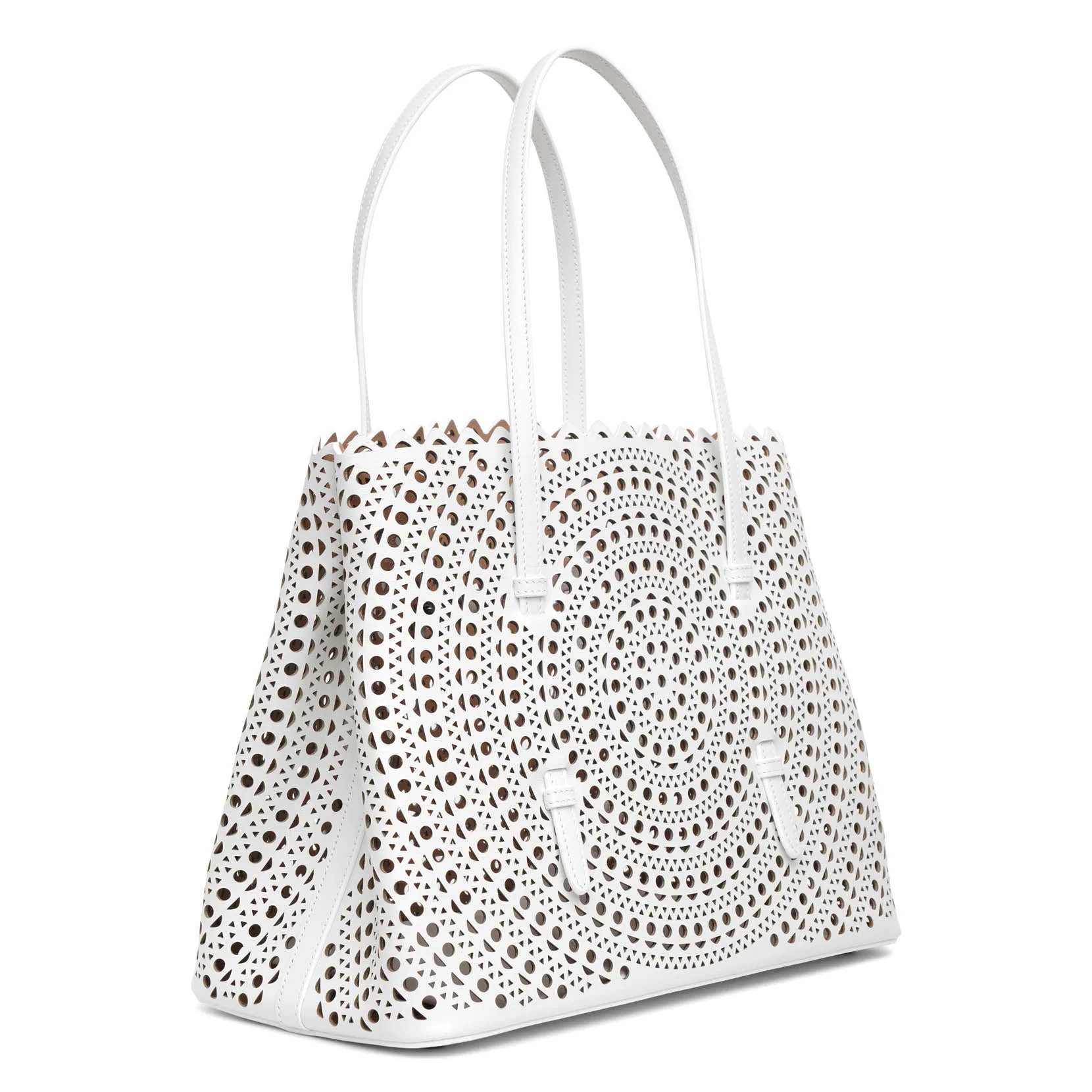 Mina 32 vienne circulaire white tote bag - Image 3