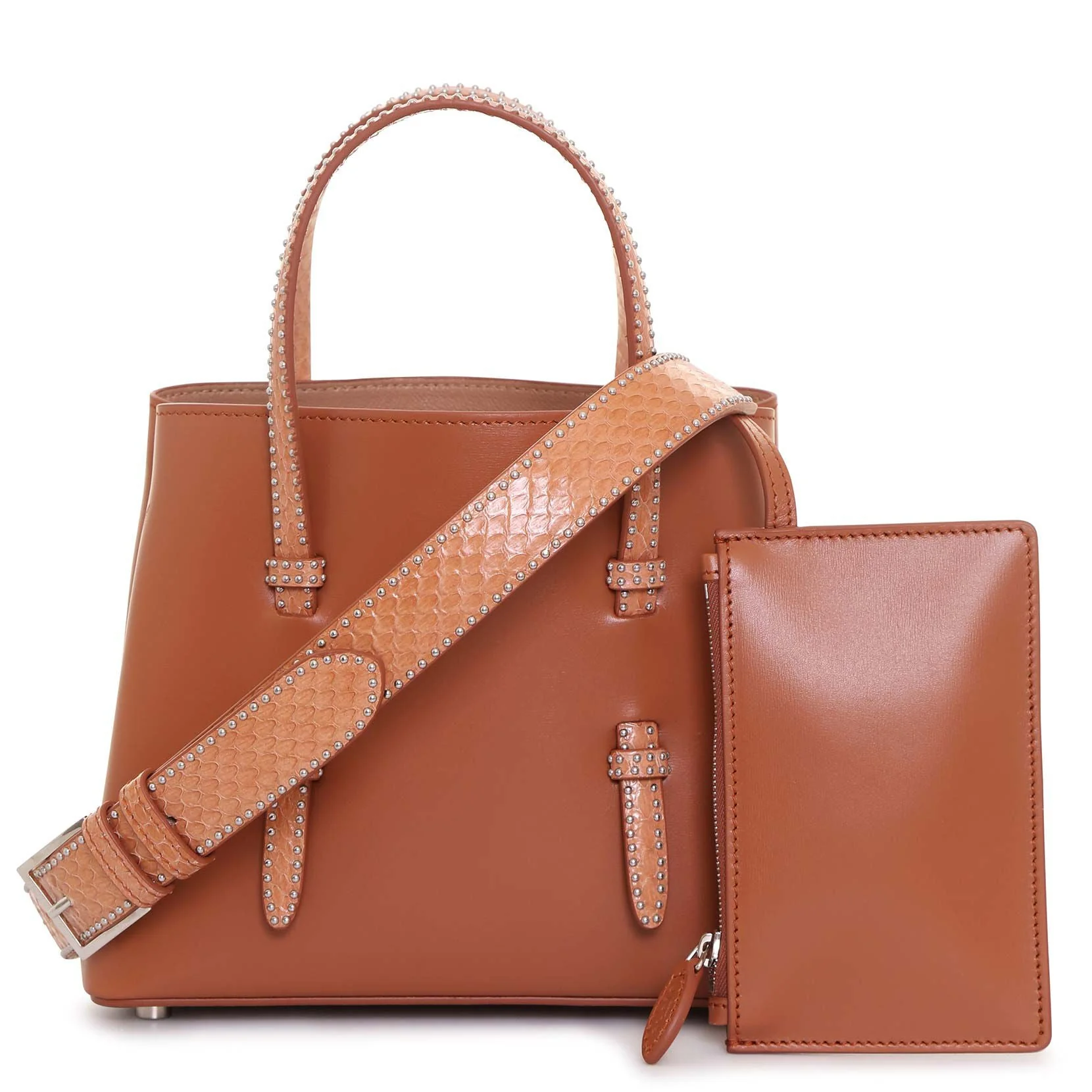 Mina Mini tan tote - Image 3