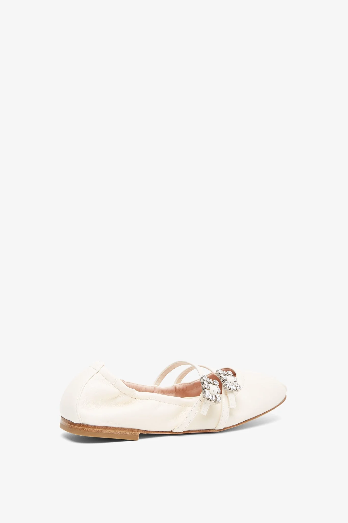 Mini Tres Vivier white ballerinas - Image 3