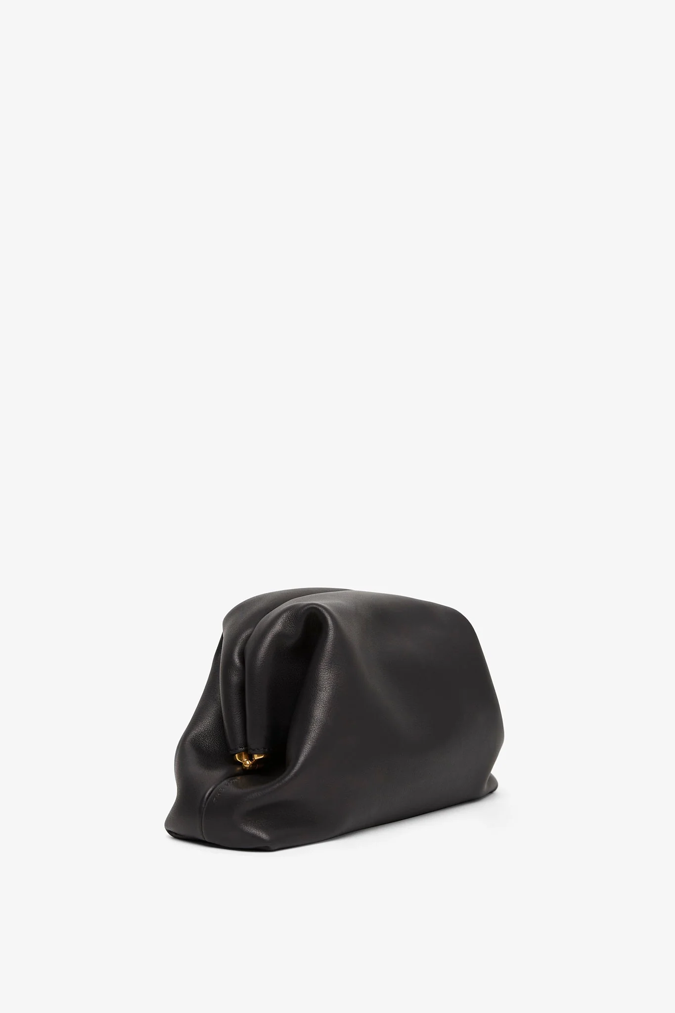 Mira black leather clutch - Image 3